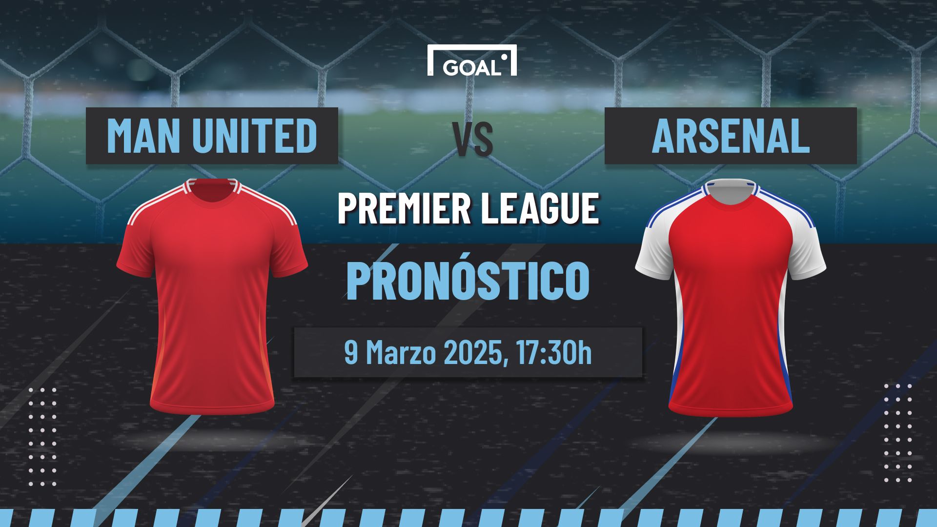 Manchester United vs Arsenal Pronóstico y Apuestas Premier League | 09/03/25