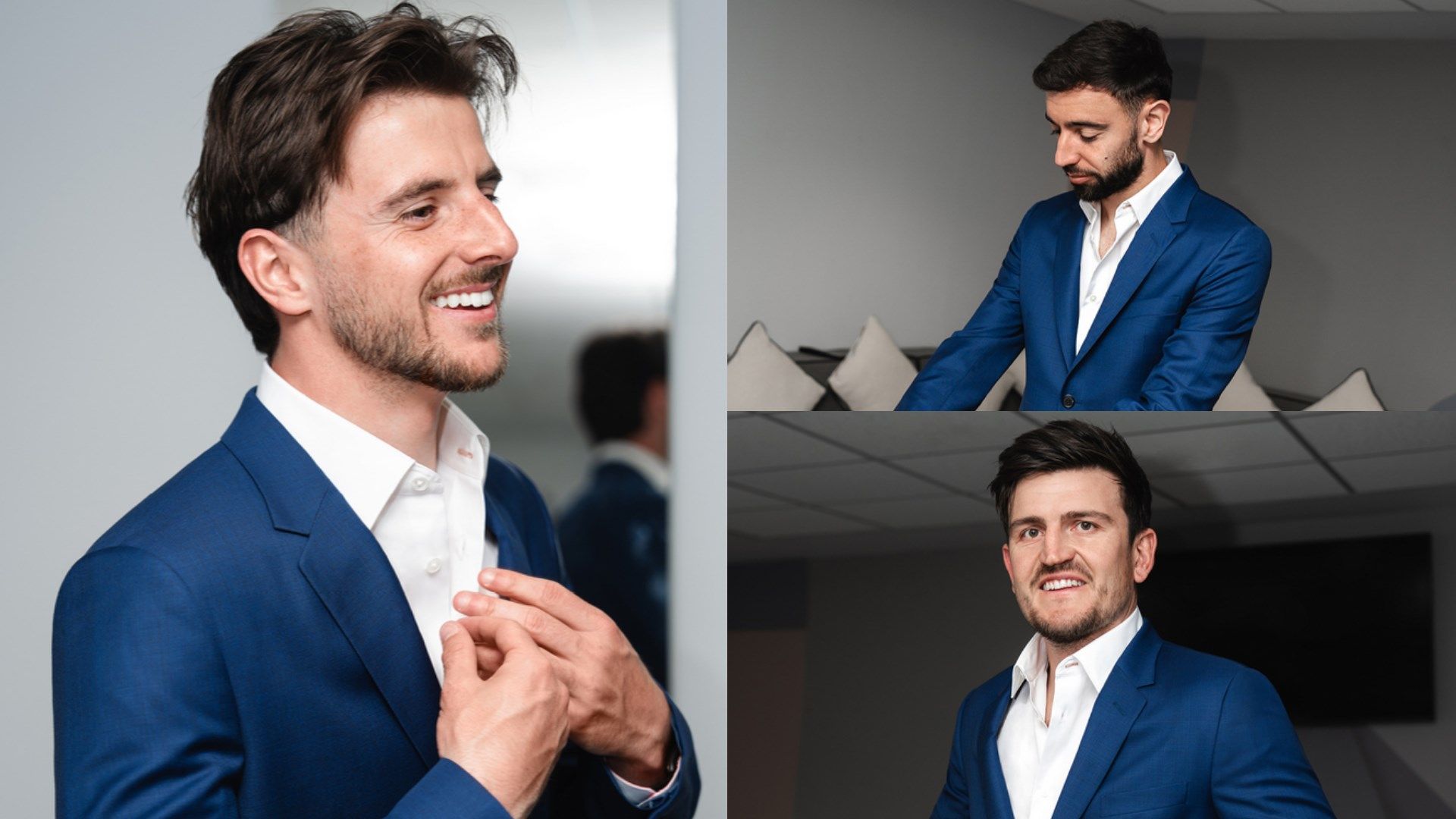 Suited and booted! Man Utd stars fitted with eye-catching designer suits in preparation for Europa League final