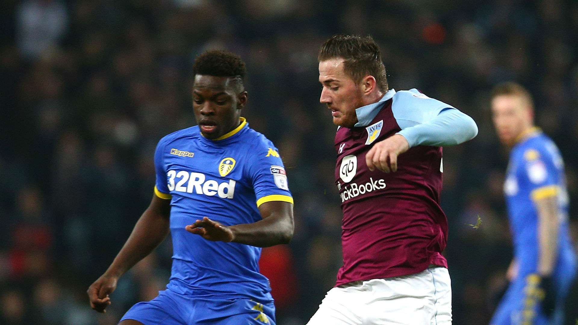 Ronaldo Vieira Ross McCormack Leeds United Aston Villa 29122016