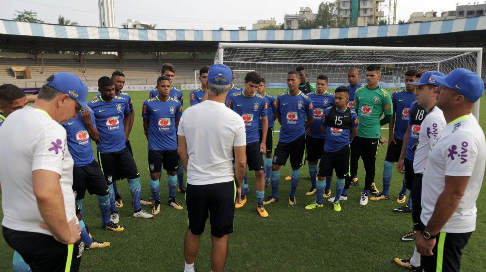 Brazil U17 training