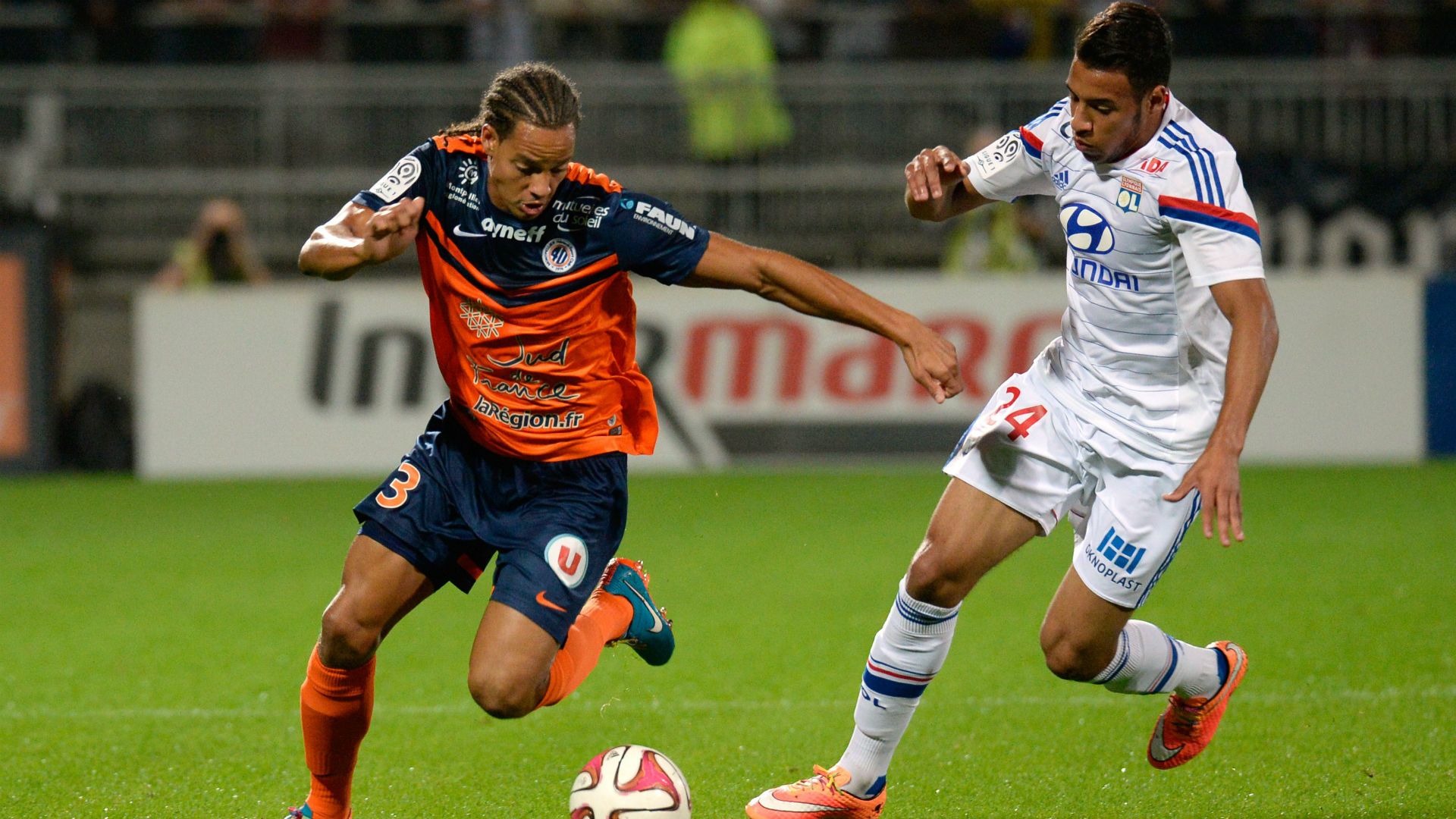 Daniel Congre Corentin Tolisso Lyon Montpellier Ligue 1 19102014