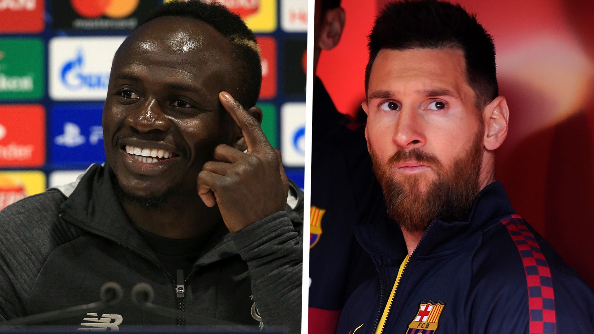 Sadio Mane Lionel Messi
