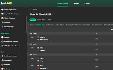 Copa do Mundo bet365 apostas