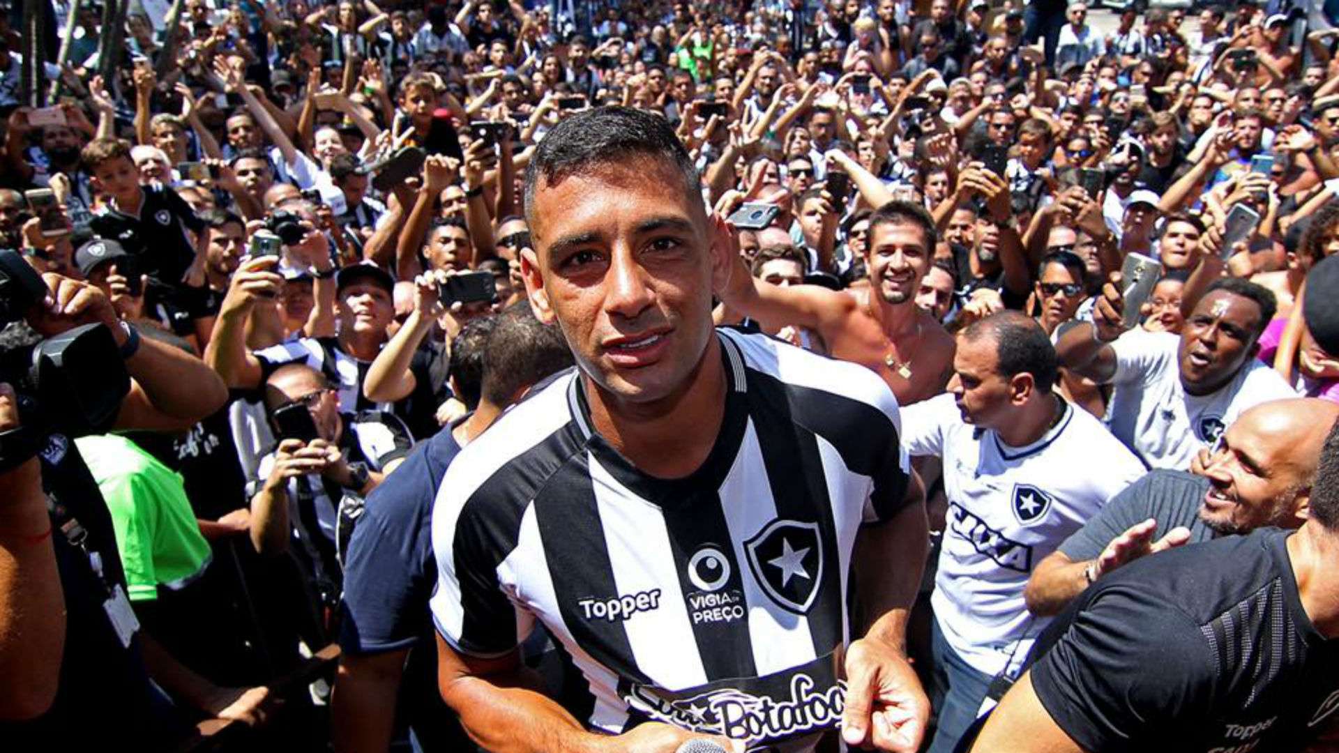 Diego Souza Botafogo apresentação 09 03 2019