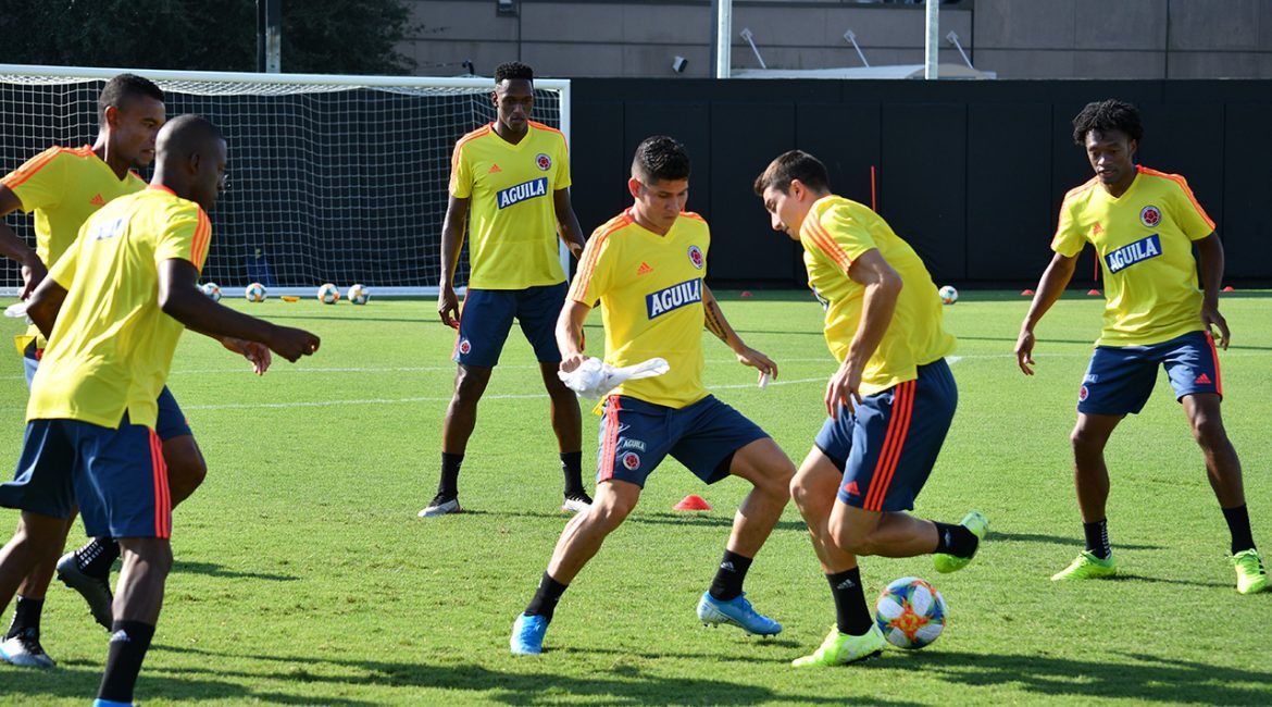 Entrenamiento Colombia en Tampa