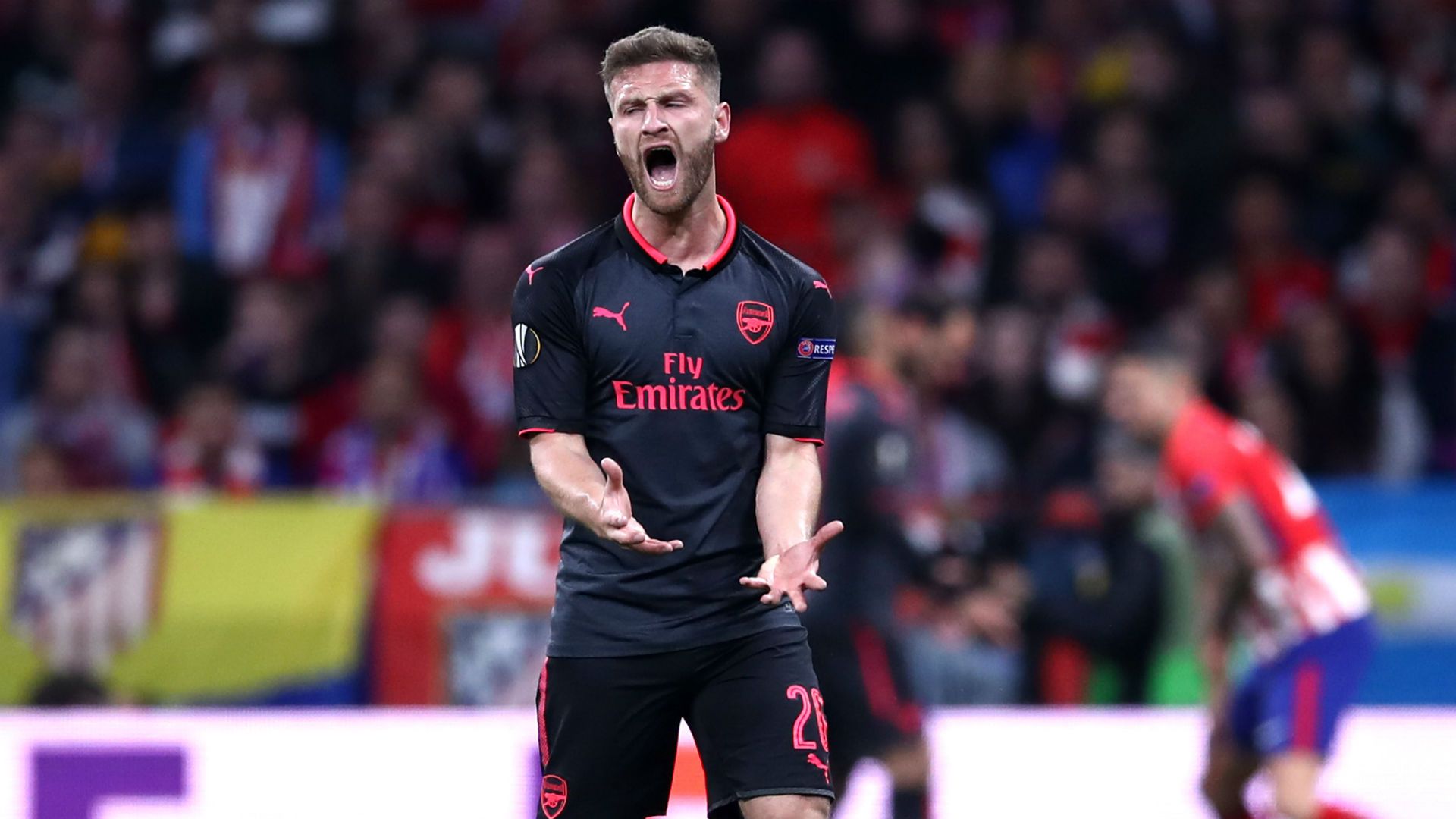 Shkodran Mustafi Atletico Madrid Arsenal Europa League