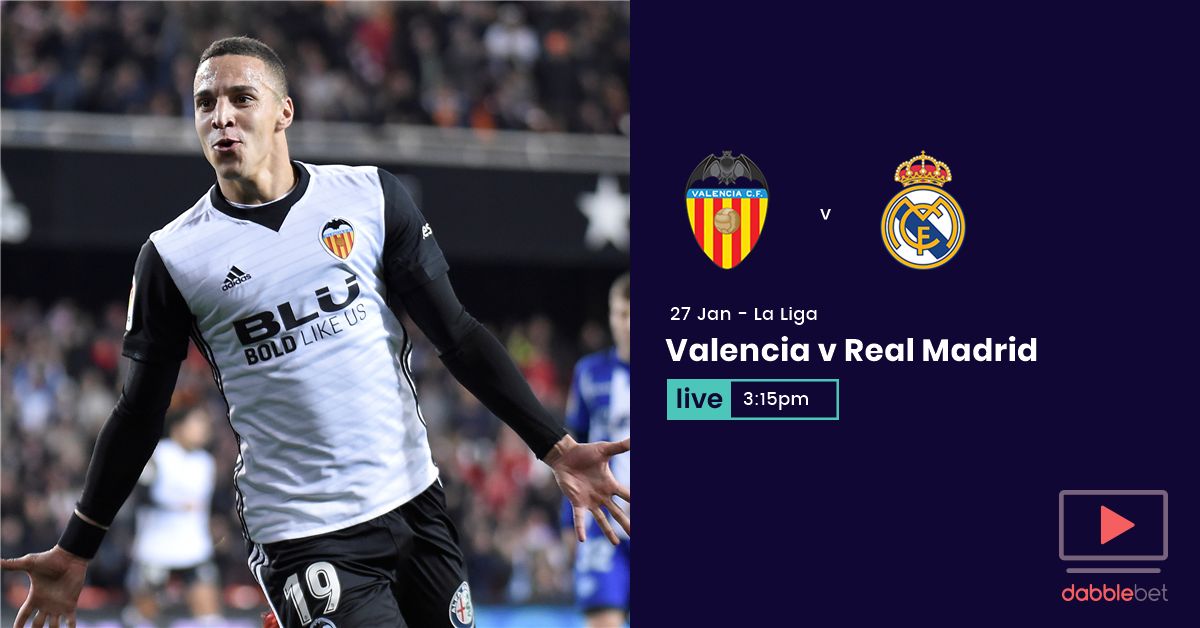 Valencia Real Madrid graphic