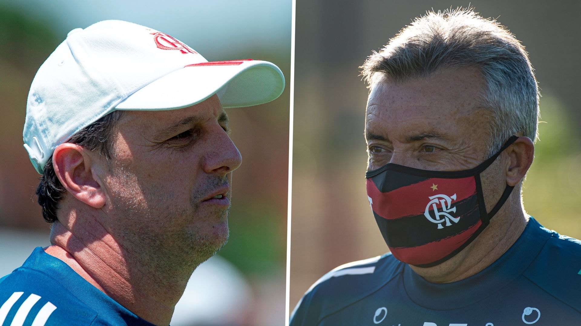 Rogério Ceni e Domenec Torrent Flamengo 2020