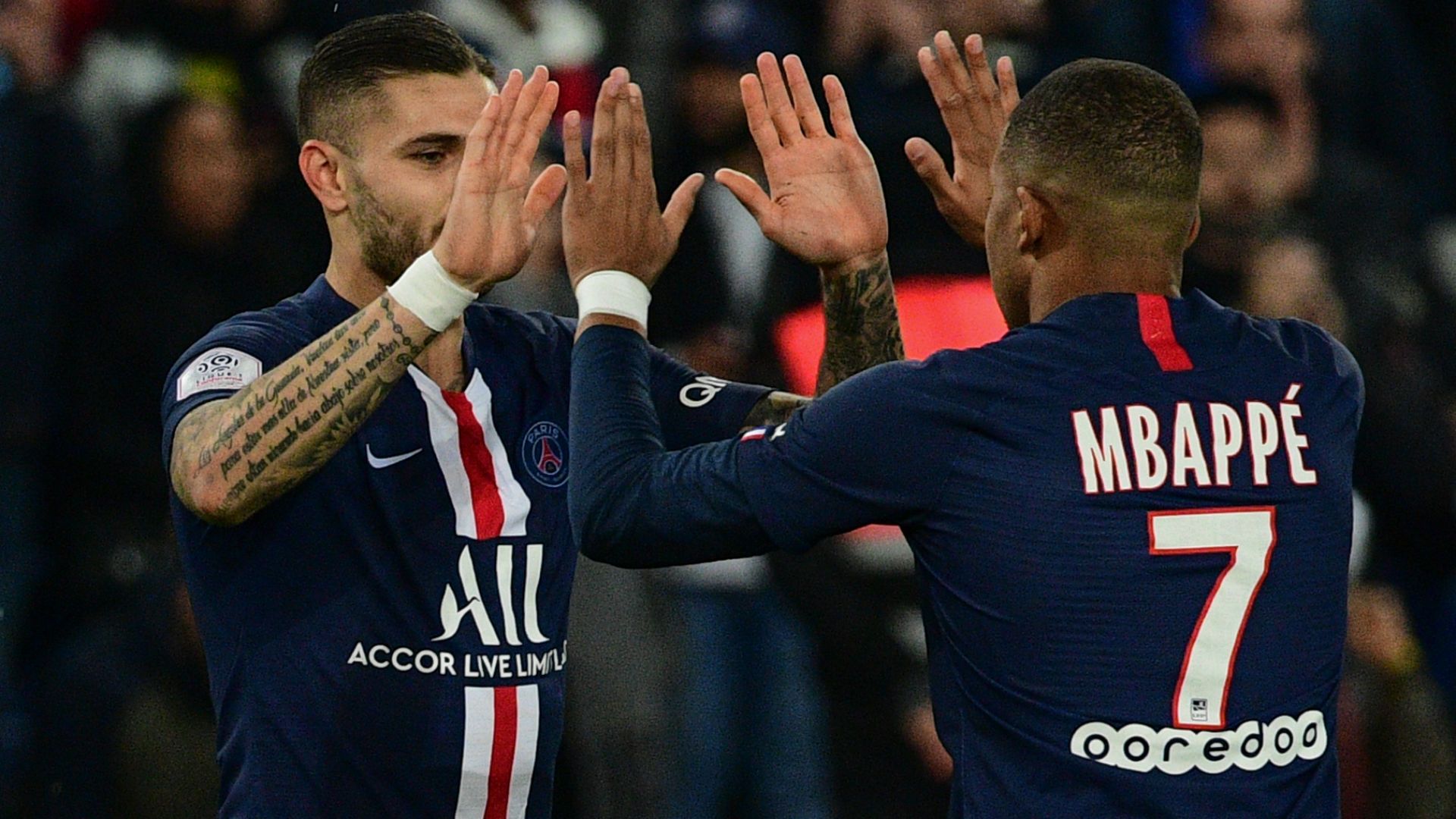 Mauro Icardi Kylian Mbappe PSG Marseille 27102019