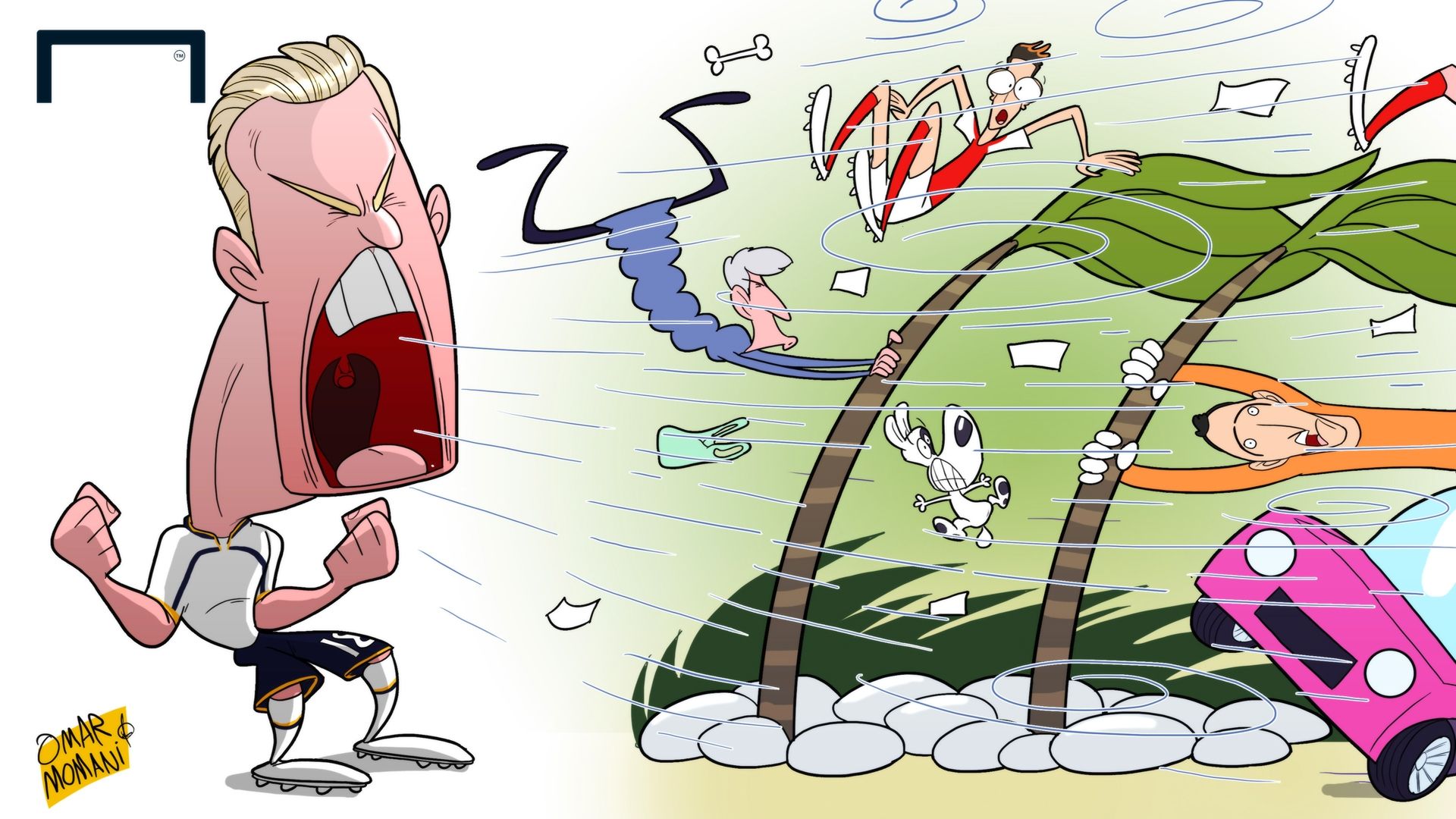 Harry Kane Tottenham Arsenal cartoon of the day