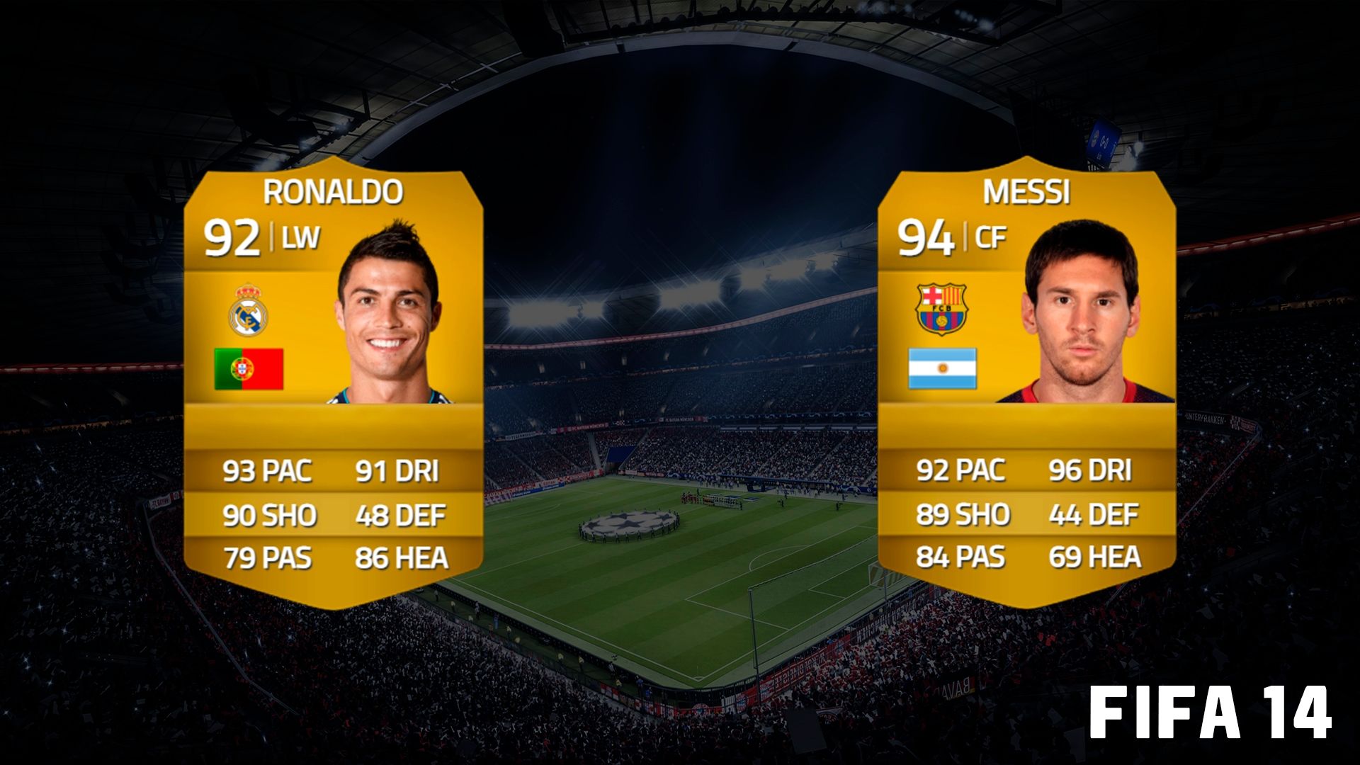 FIFA 14 - CR7 x Messi