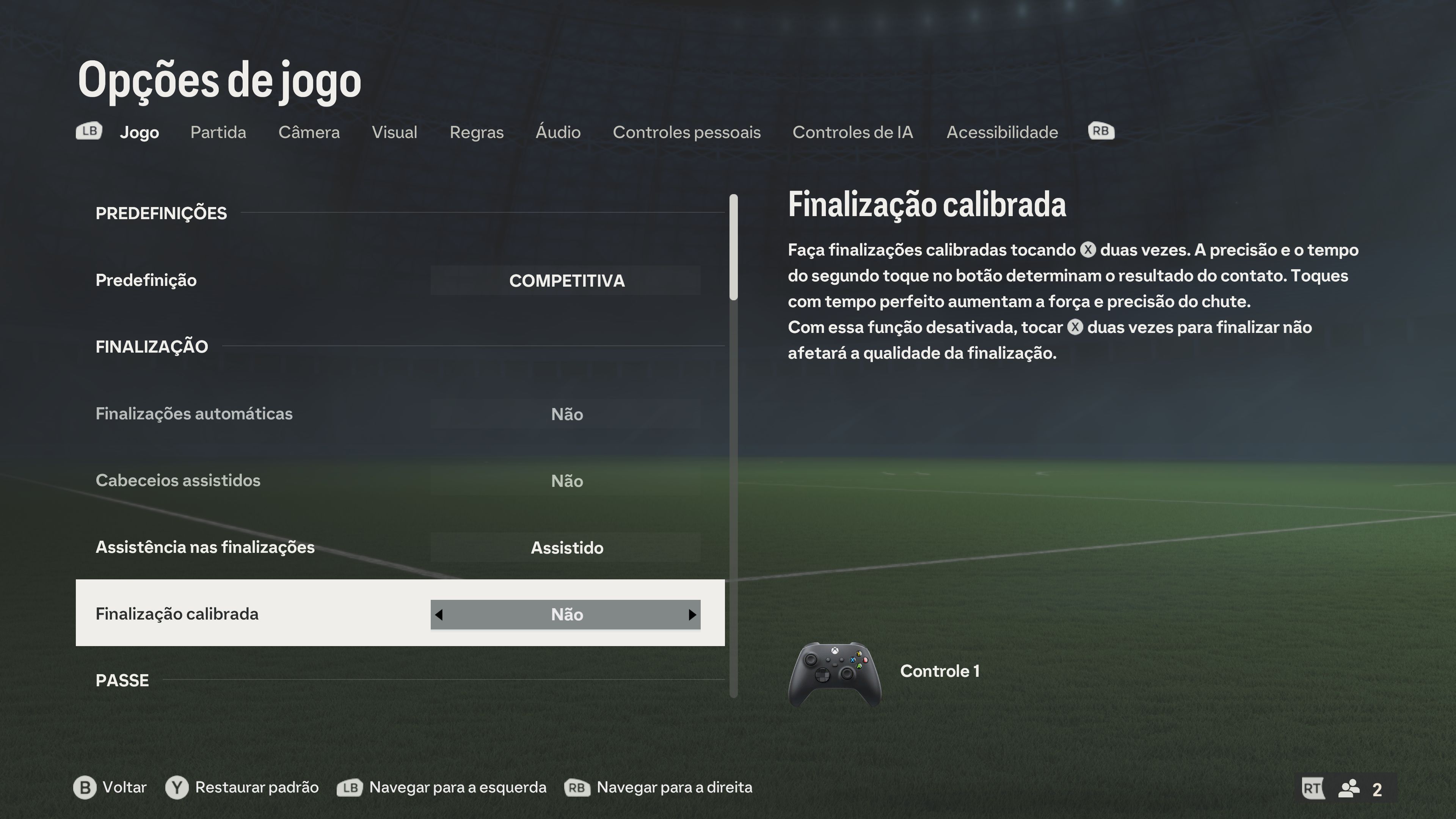 Finalização Calibrada FC24