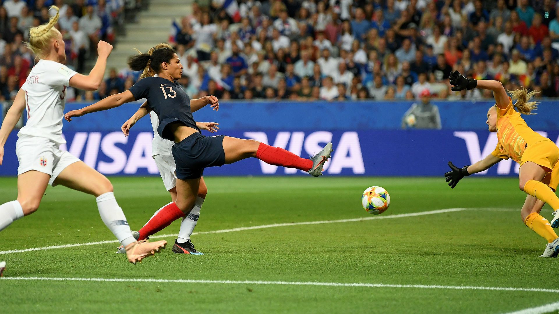 Valerie Gauvin France Norway World Cup Women 12062019