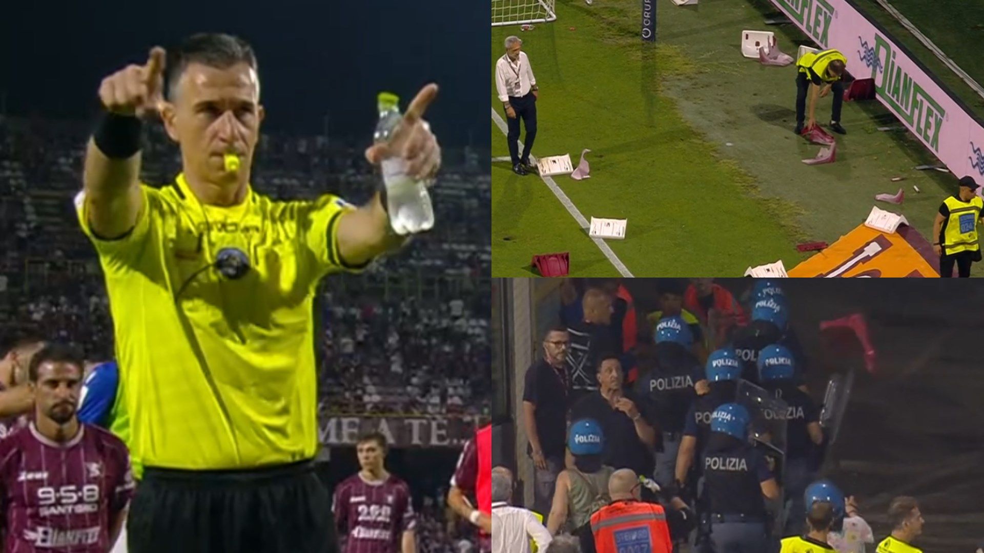 Salernitana Sampdoria sospesa Playout Serie B 22062025