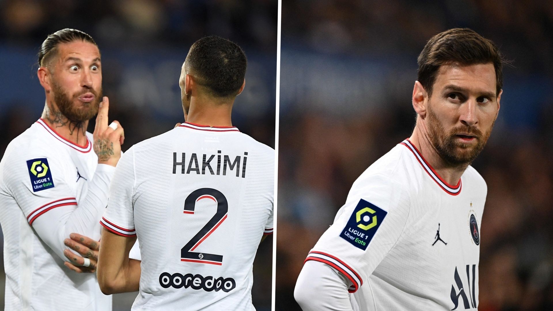 Hakimi, Ramos, Messi