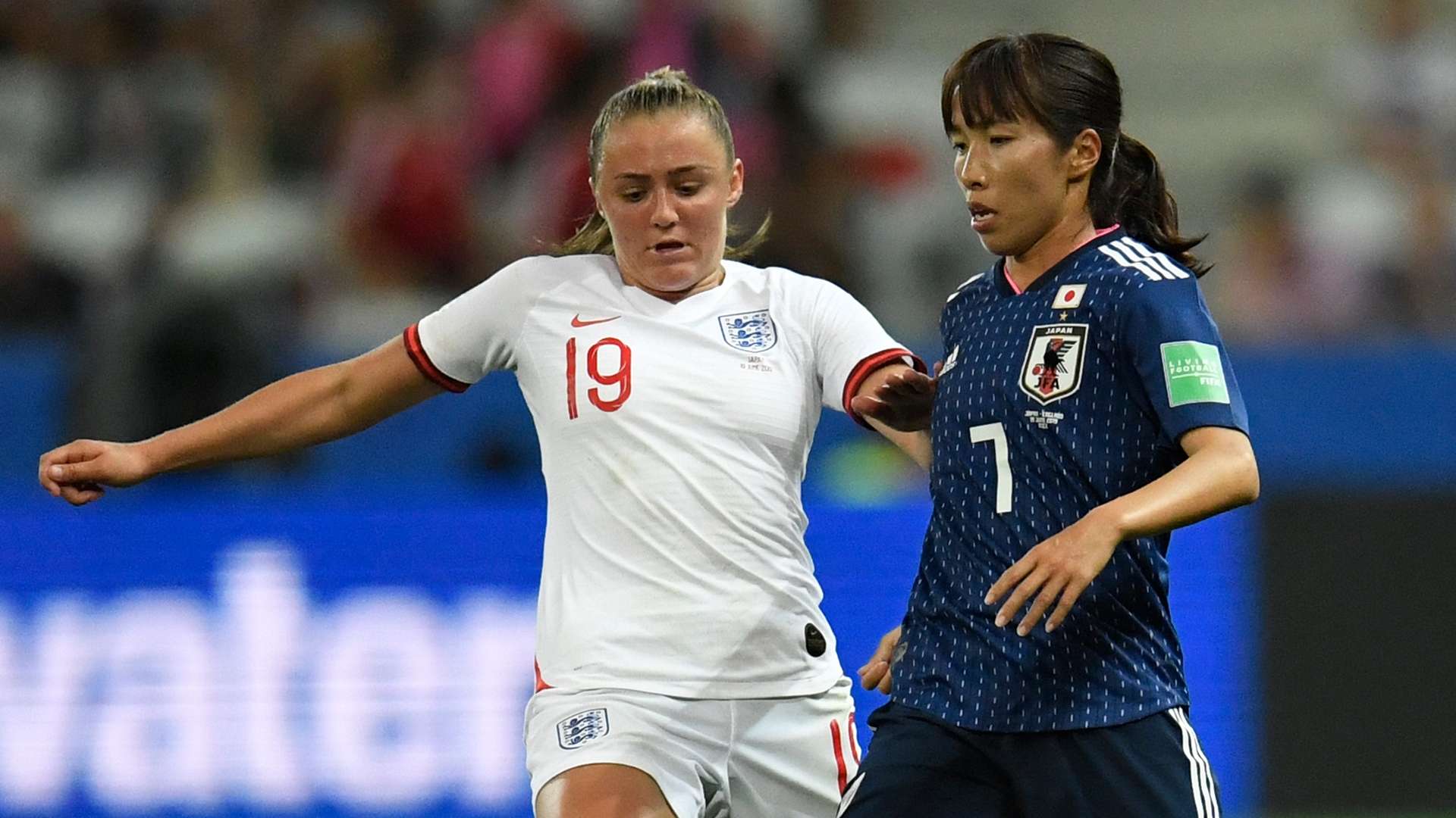 Georgia Stanway England Emi Nakajima Japan Women's World Cup