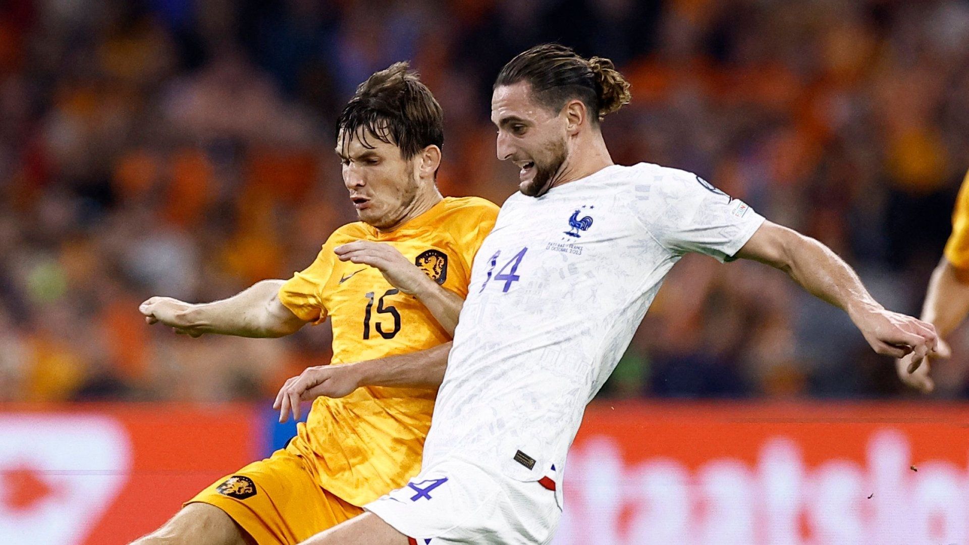 Adrien Rabiot France Marten de Roon Netherlands 2023