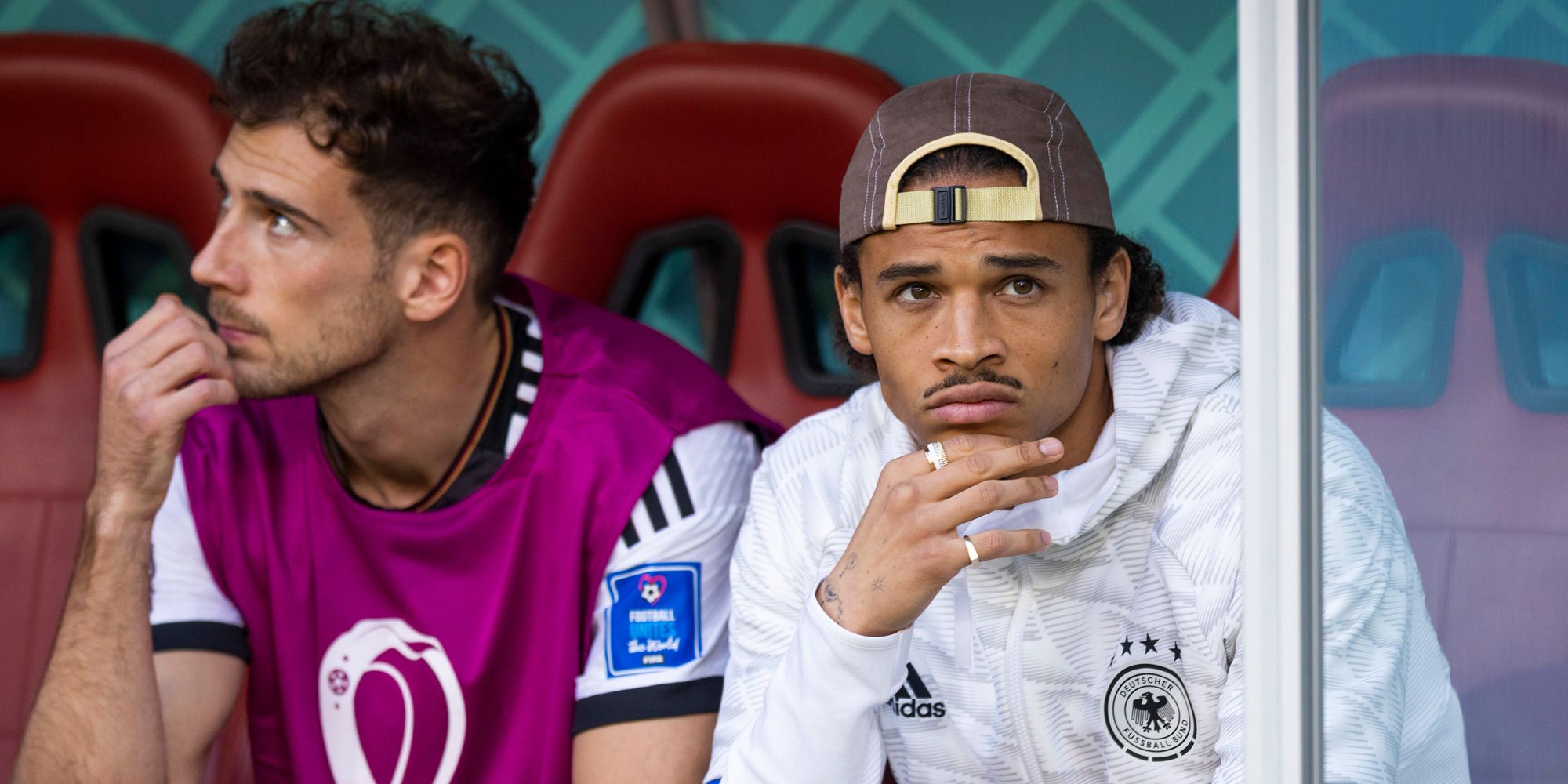 Leon Goretzka Leroy Sané HIC 2:1