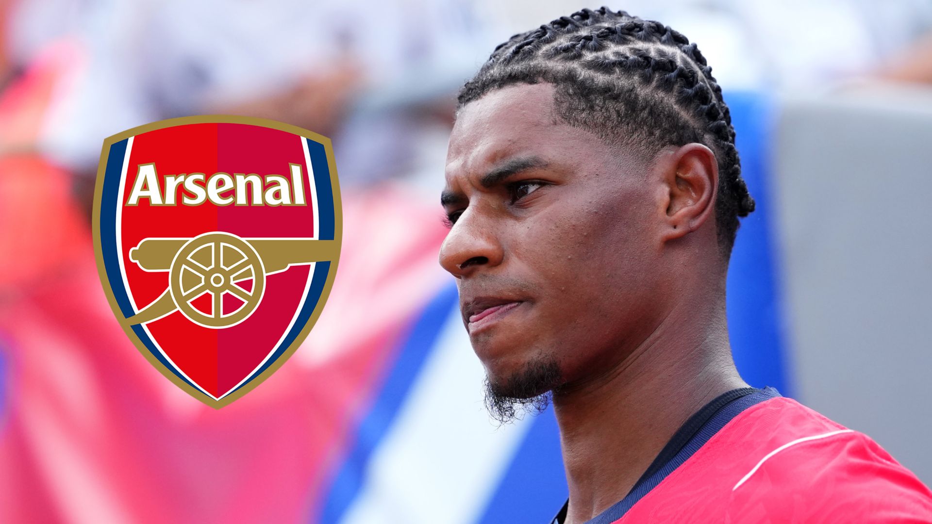 Marcus Rashford Arsenal crest