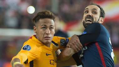 Neymar Juanfran Atletico Madrid Barcelona Champions League QF 13042016