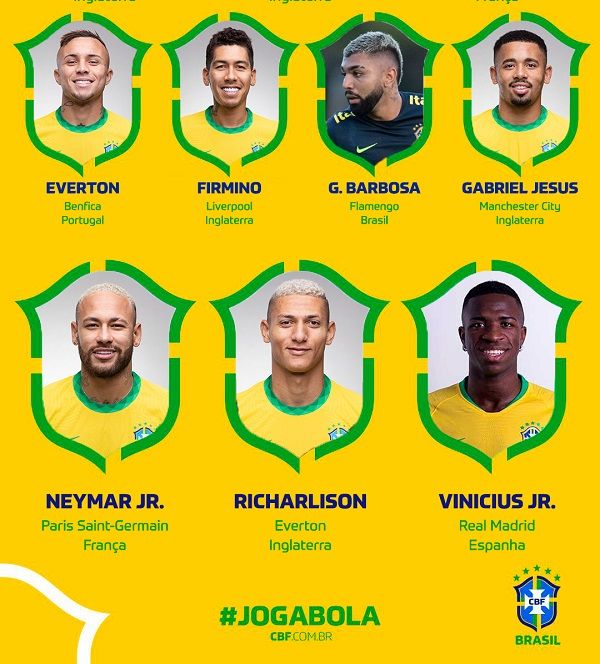 브라질 월드컵 예선 2연전 공격수