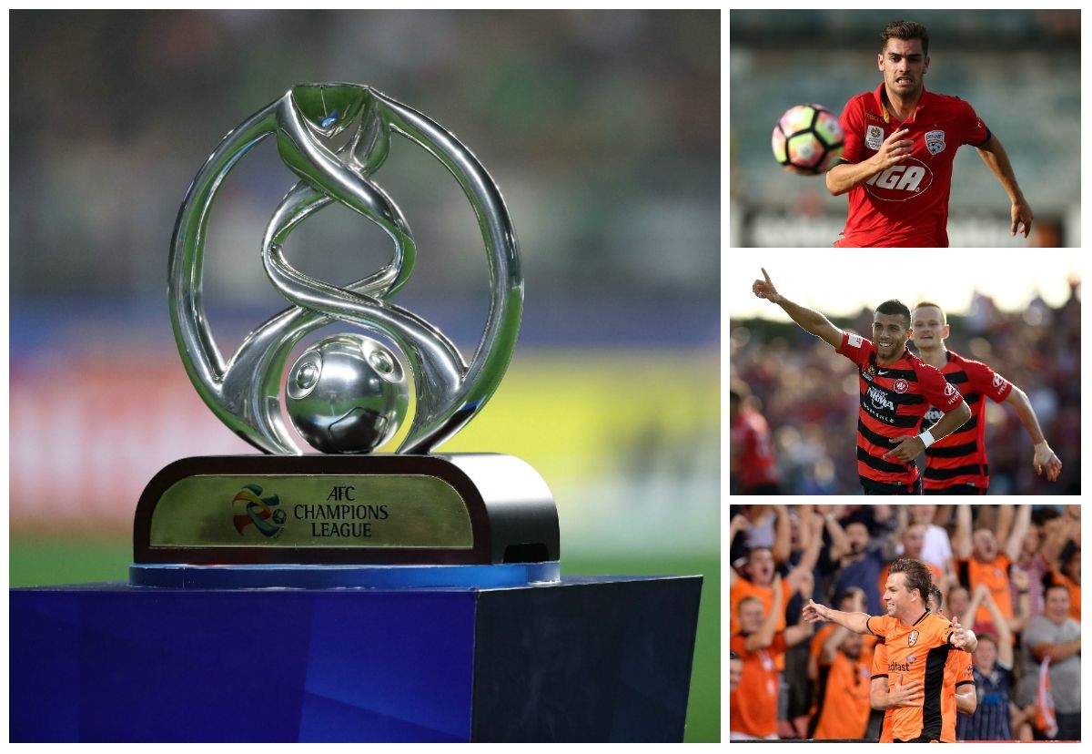 AFC Champions League Adelaide United Western Sydney Wanderers Brisbane Roar
