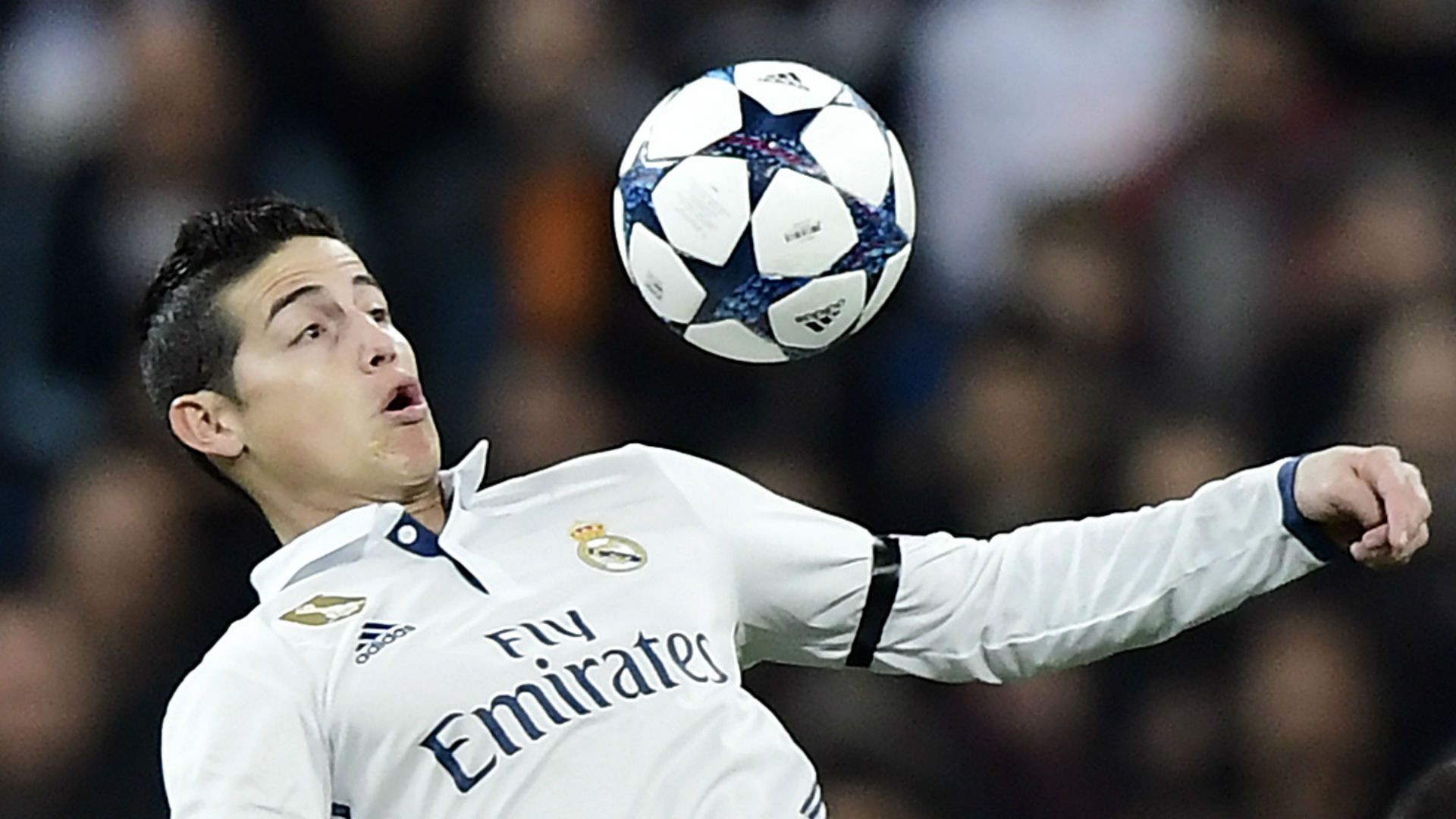 James Rodríguez Real Madrid vs Napoli Chapions League 15022017