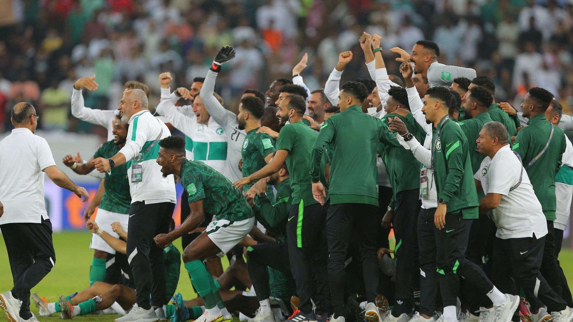 Saudi Arabia celebrate 2022