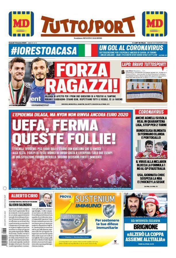 13 March Tuttosport
