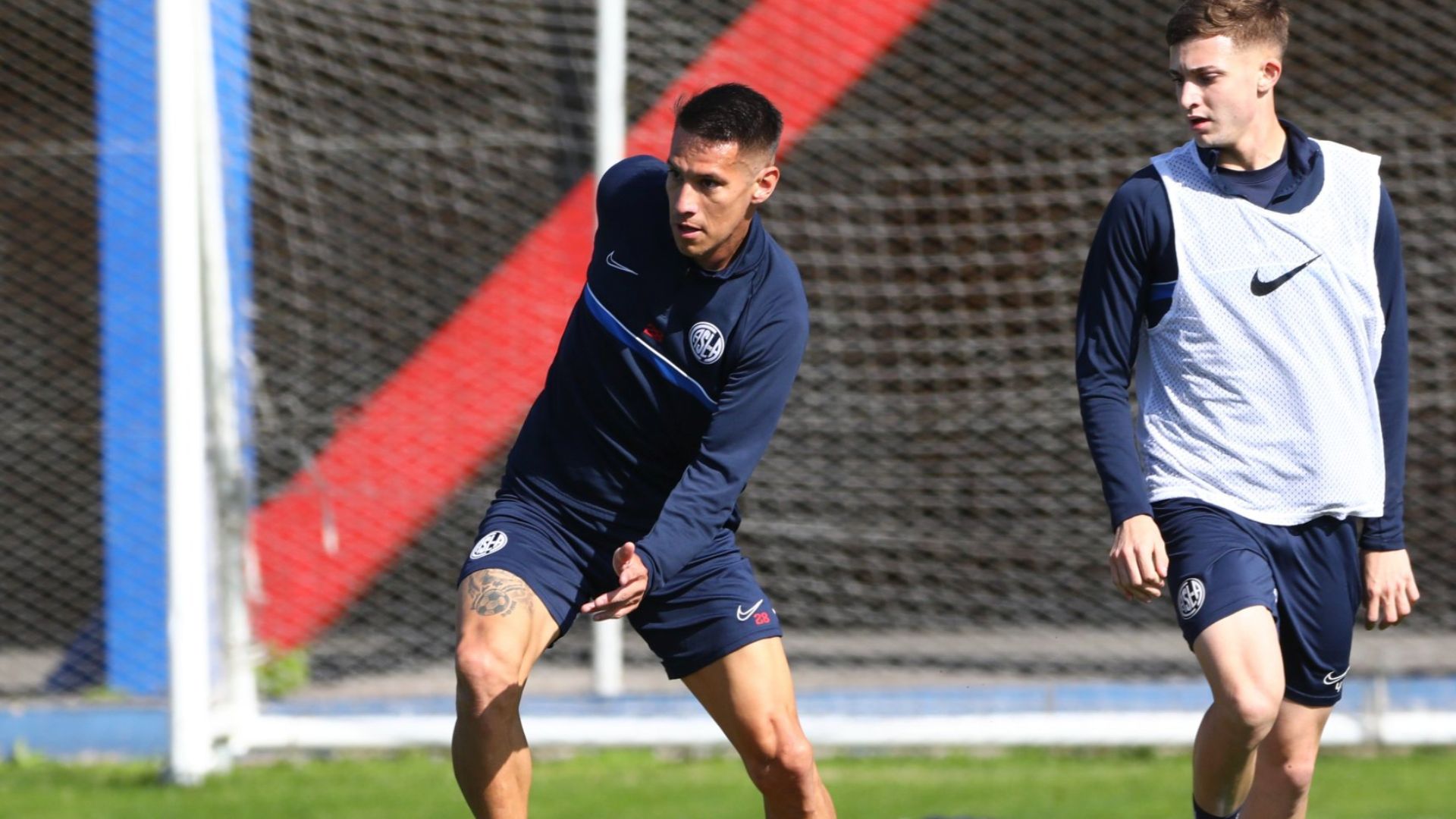Carlos Auzqui San Lorenzo Entrenamiento 2023