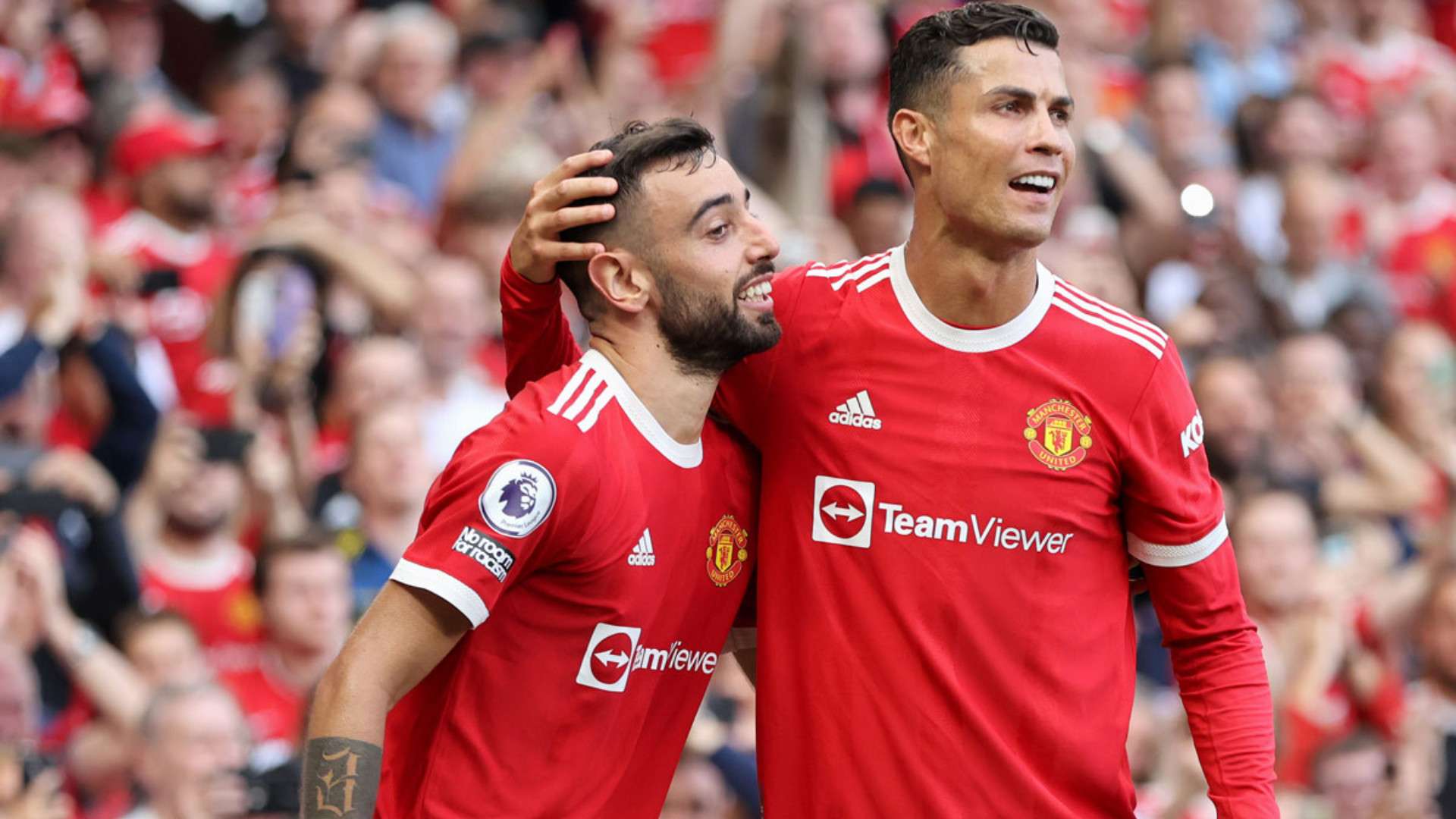 BRUNO FERNANDES CRISTIANO RONALDO MANCHESTER UNITED