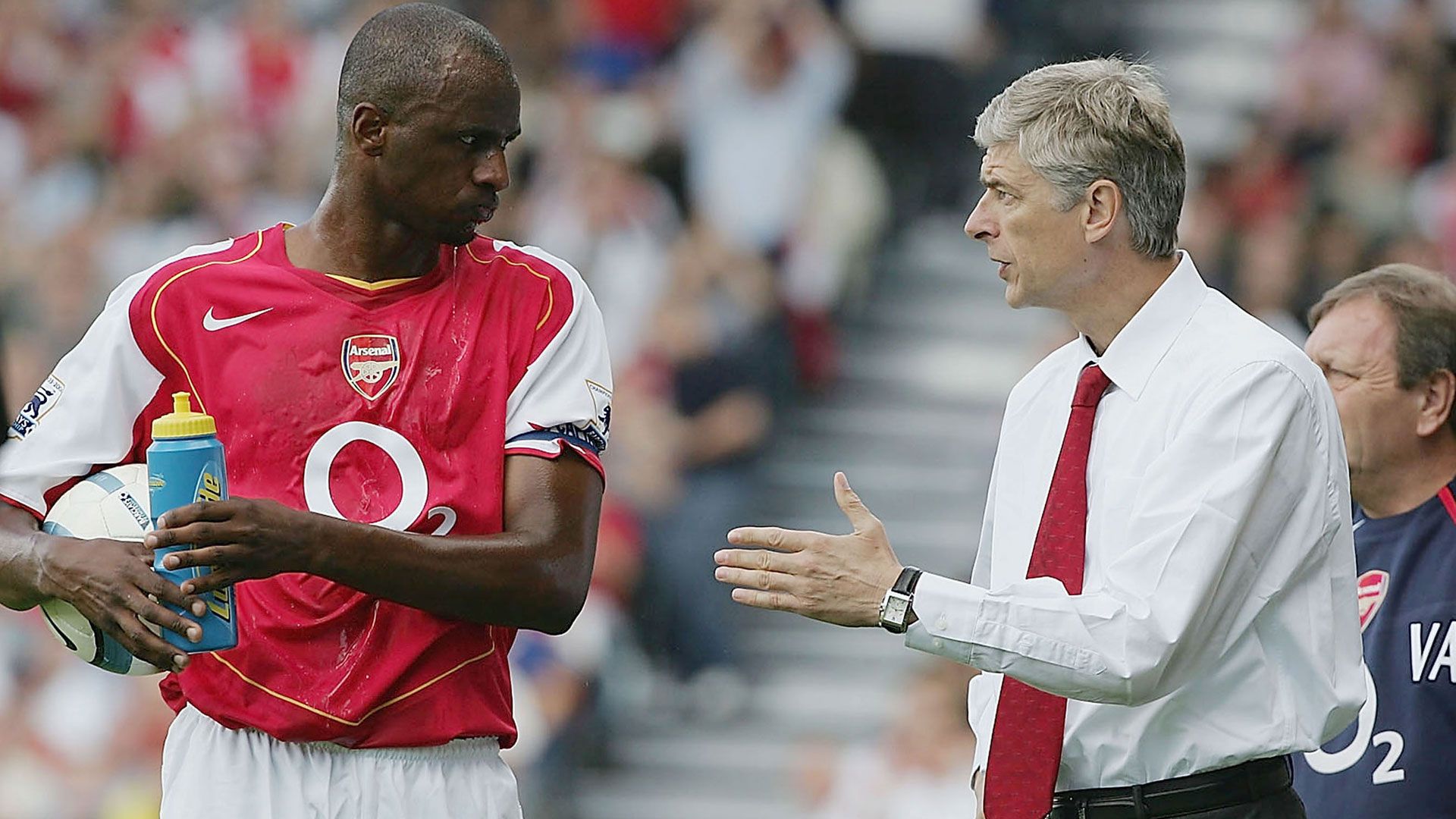 Patrick Vieira Arsene Wenger Arsenal 11092004