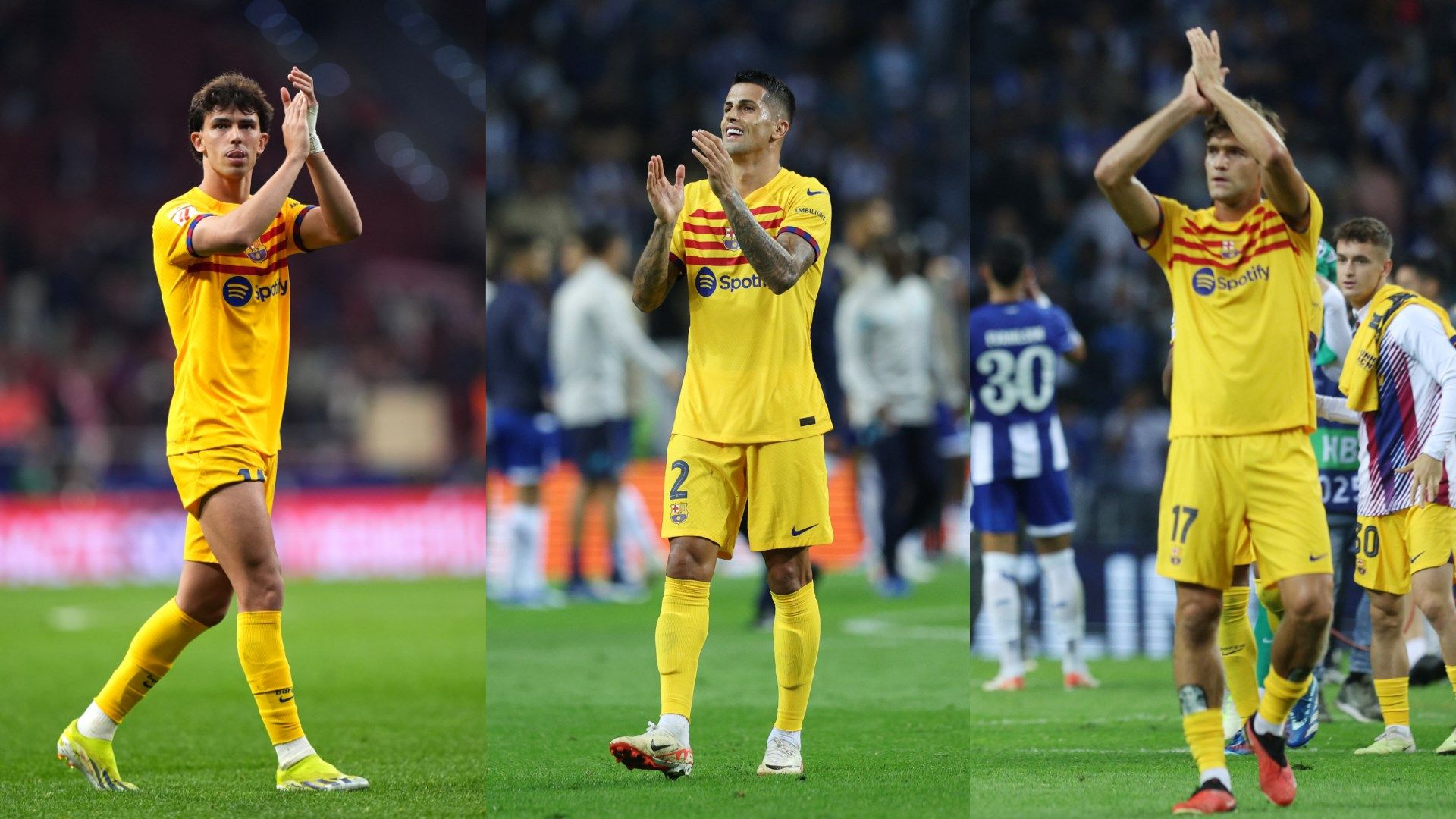 João Félix, João Cancelo, Marcos Alonso - Barcelona