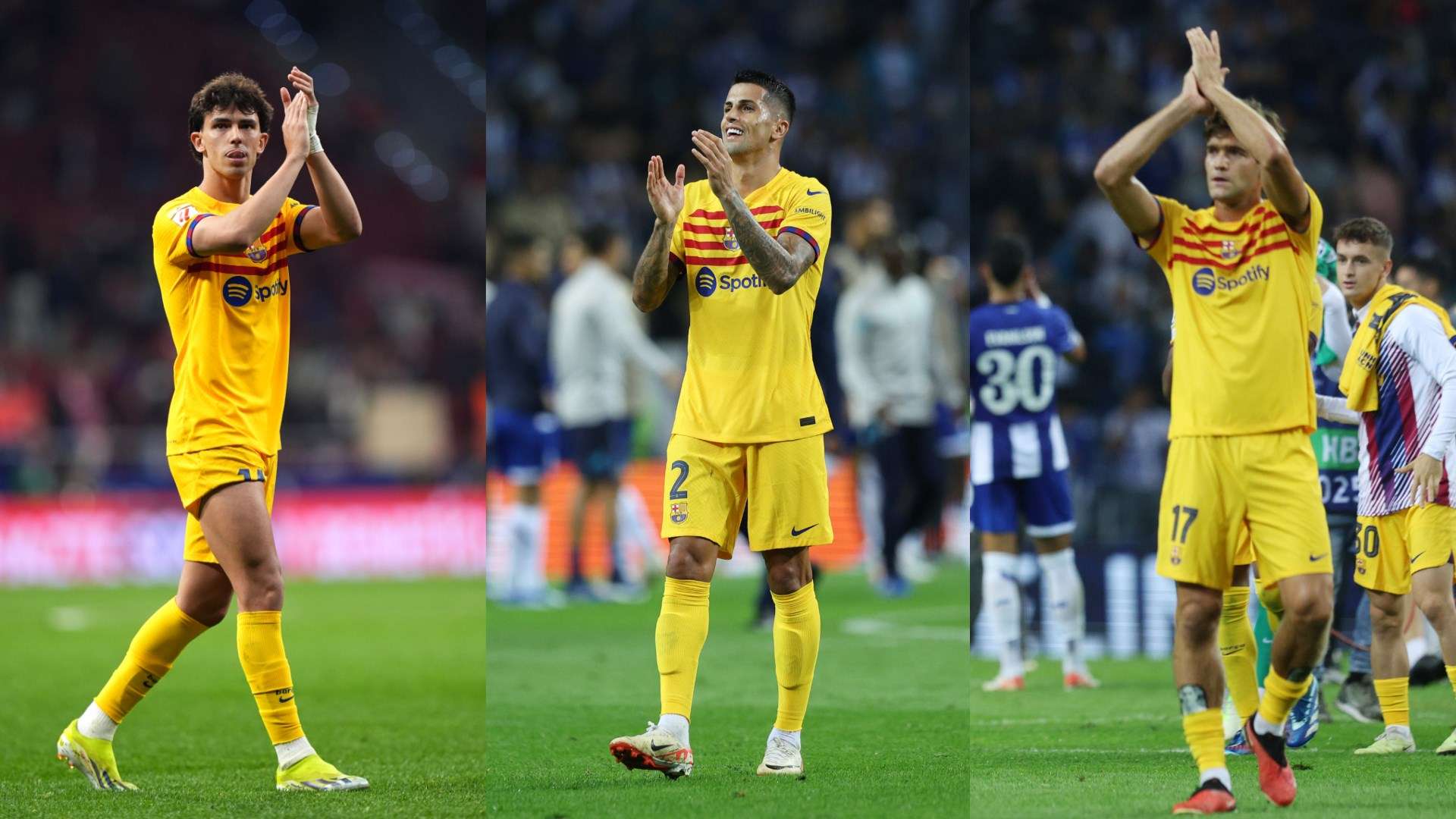 João Félix, João Cancelo, Marcos Alonso - Barcelona