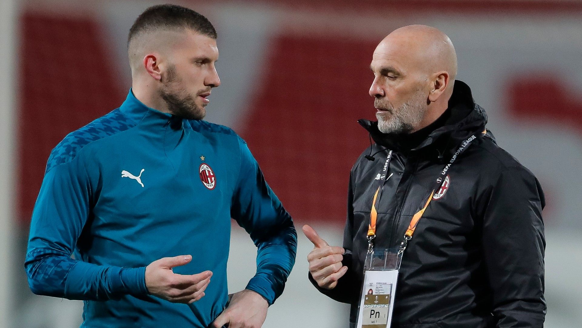 Ante Rebic Stefano Pioli Milan