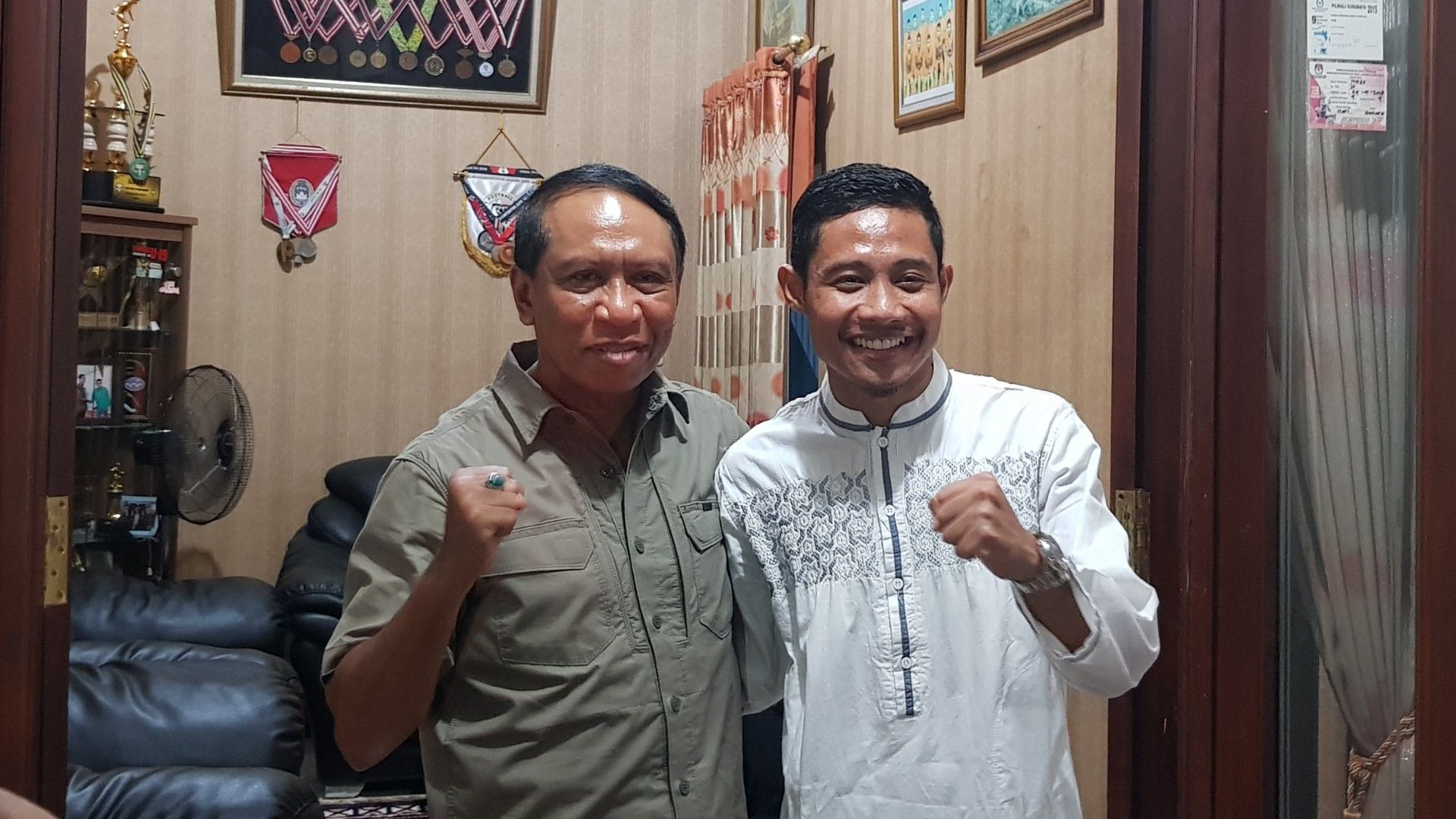 Menpora Zainudin Amali & Evan Dimas