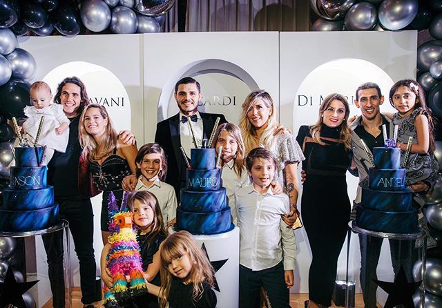 Cavani, Di Maria, Icardi Birthday Party