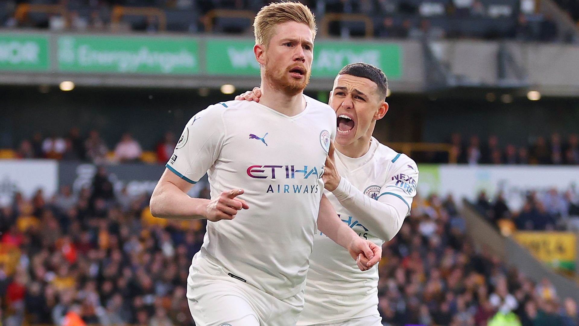Kevin De Bruyne Phil Foden Manchester City 2021-22
