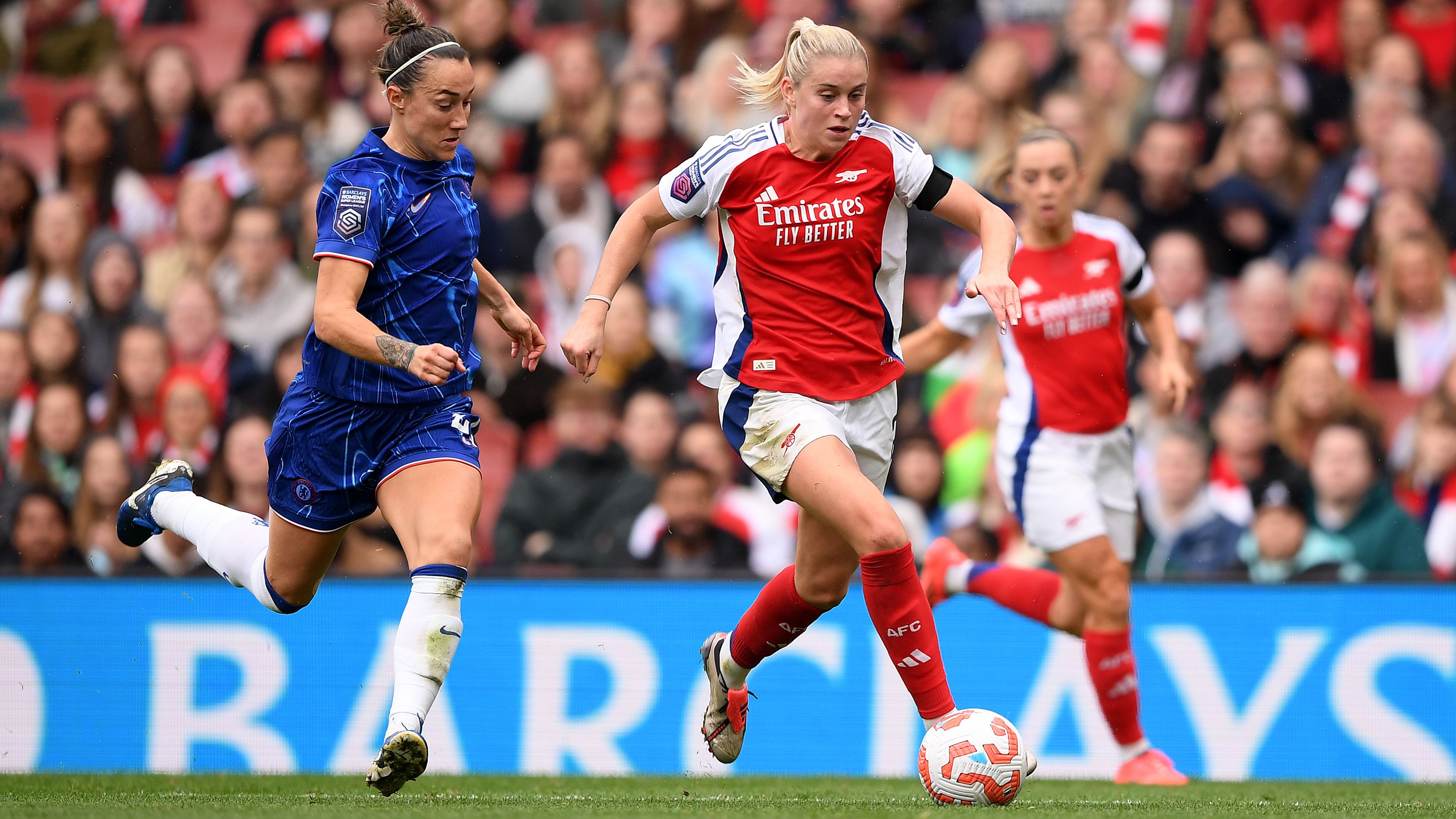 Alessia Russo Lucy Bronze Arsenal Chelsea