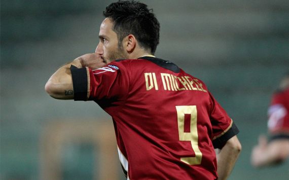David Di Michele celebrating, Reggina-Bari