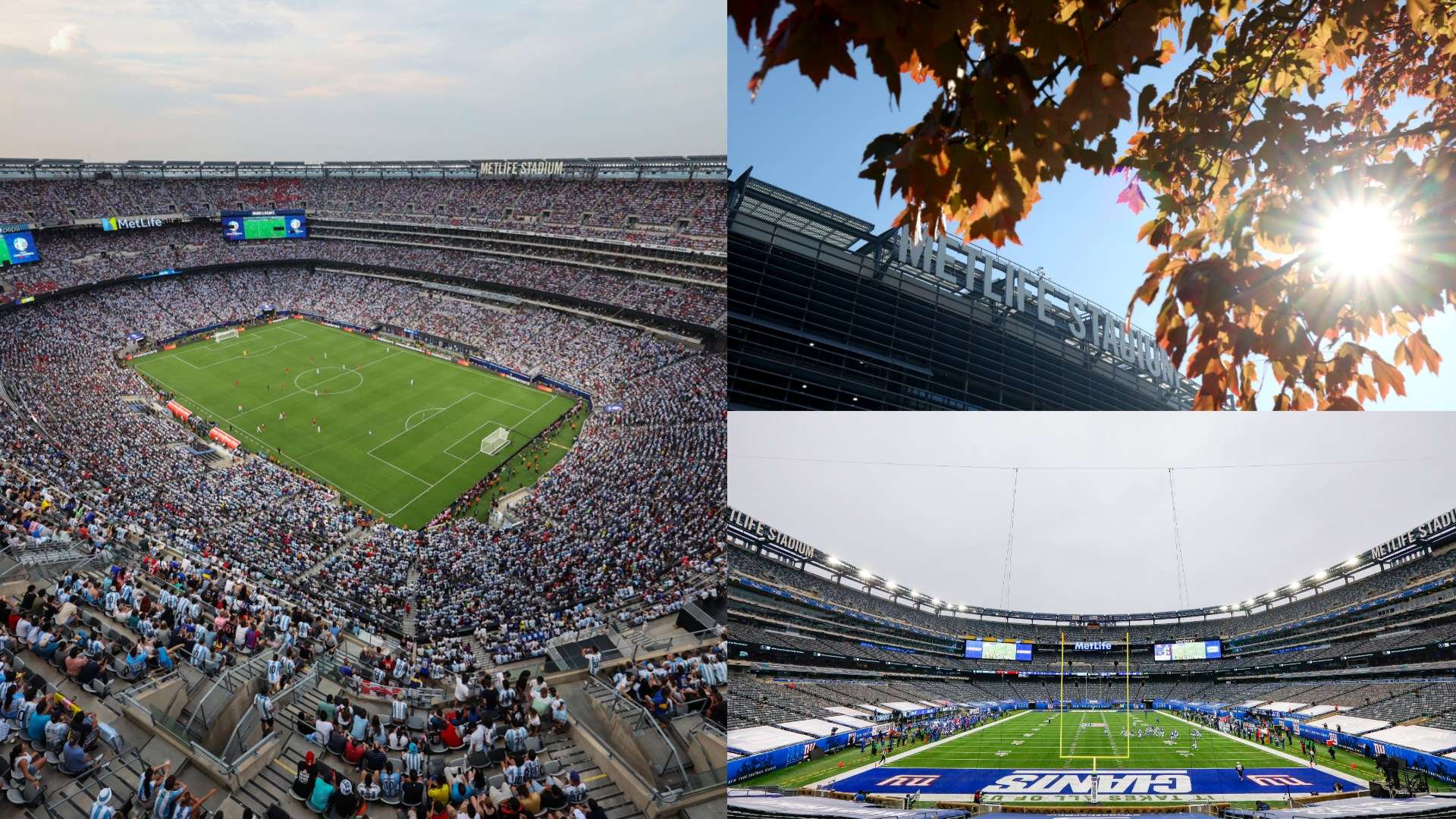 MetLife Stadium general view composite