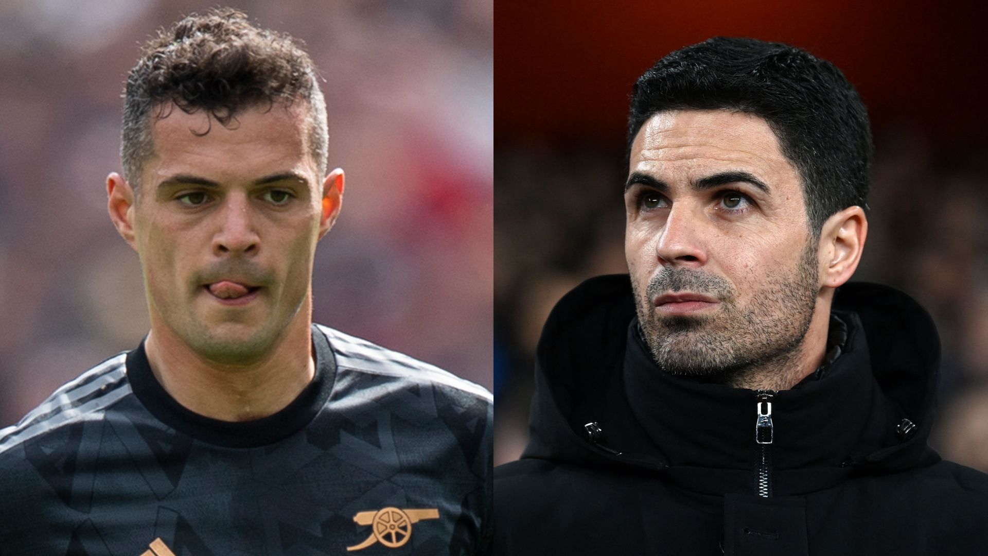 Granit Xhaka Mikel Arteta Arsenal 2022-23