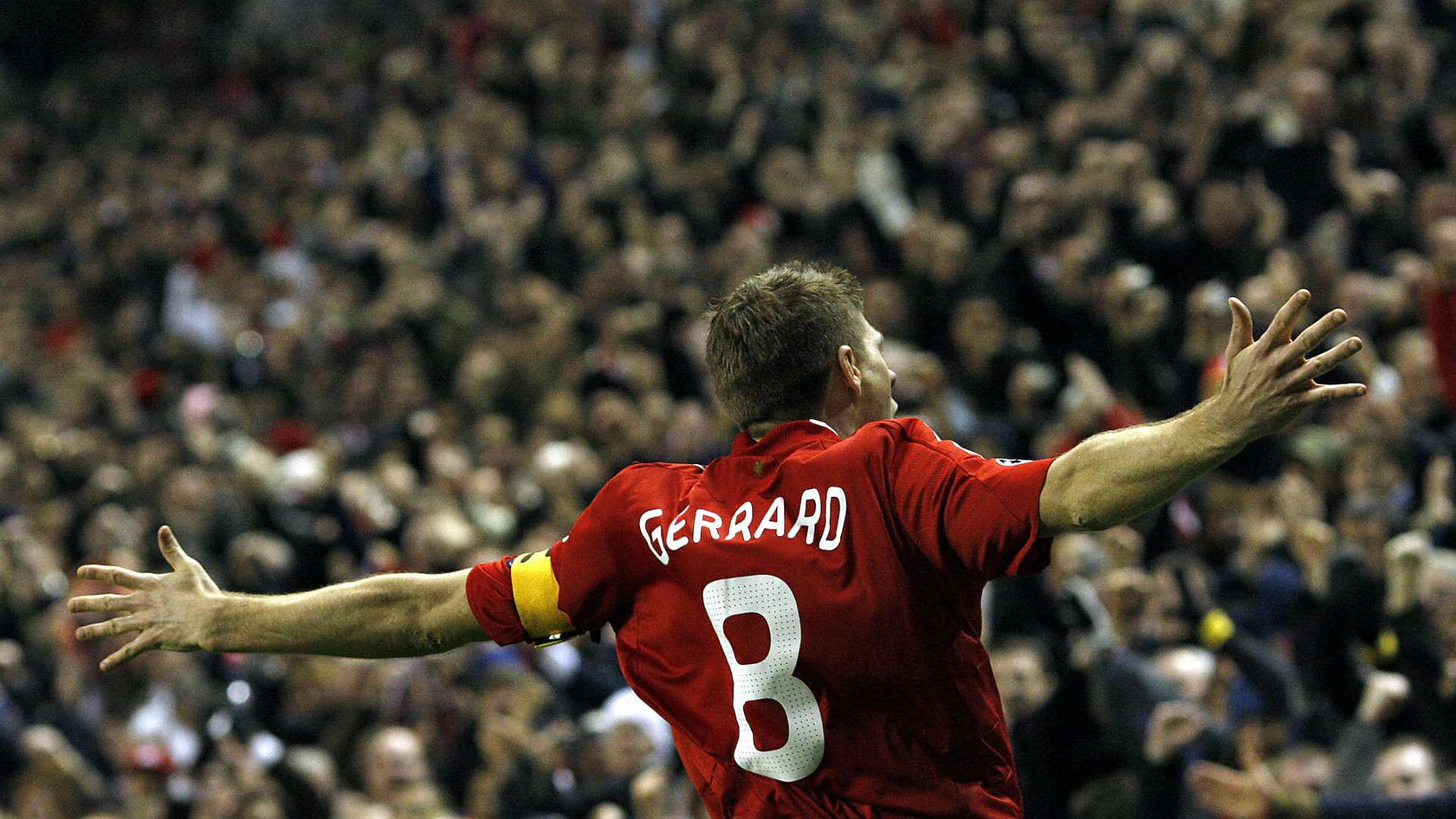 Steven Gerrard Liverpool Real Madrid Champions League 2009