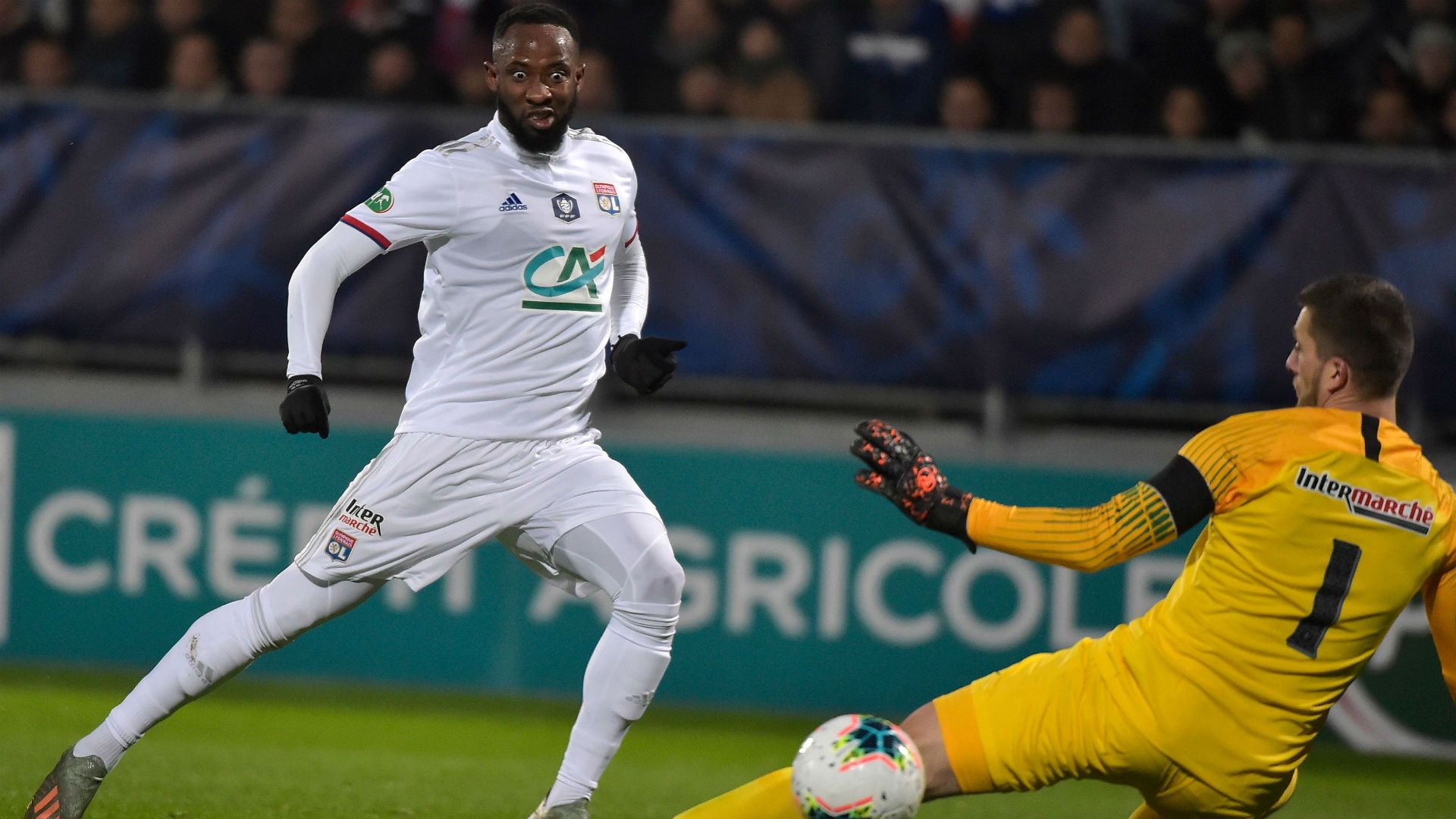 Moussa Dembele Bourg-en-Bresse Lyon Coupe de France 04012020