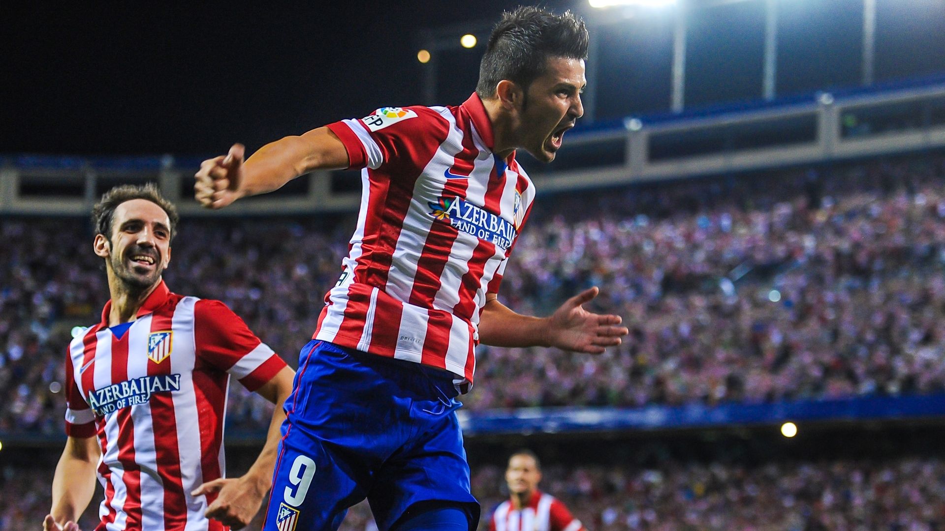 David Villa Atletico Madrid La Liga