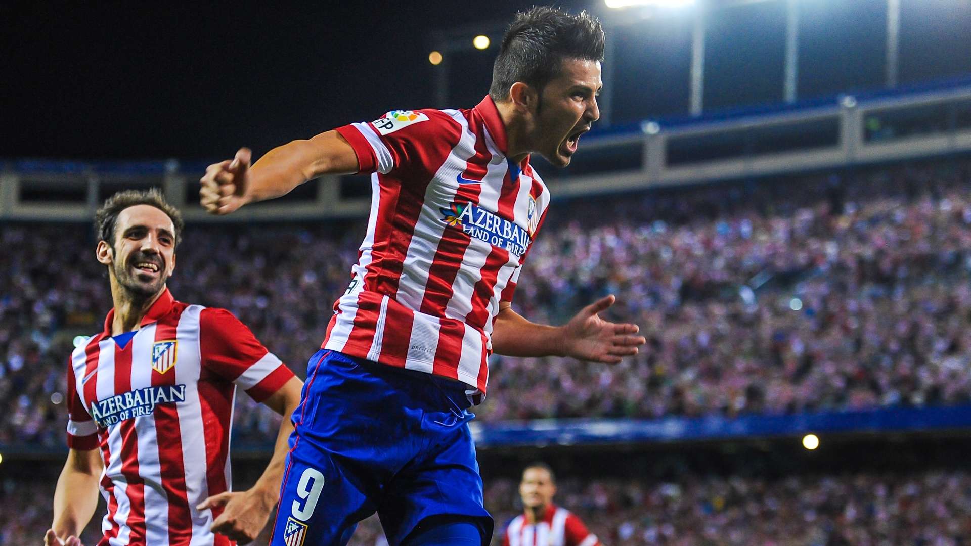 David Villa Atletico Madrid La Liga