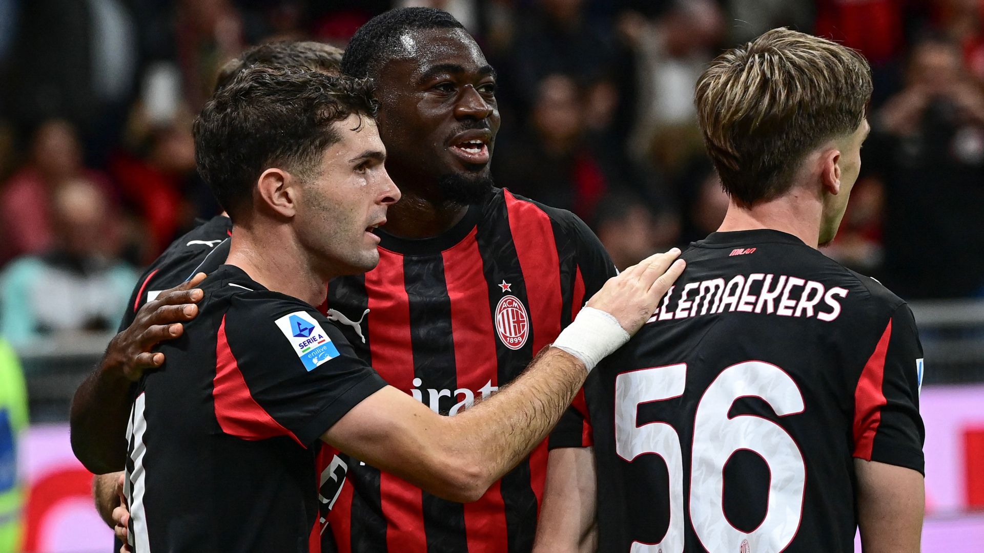 Pulisic Saelemaekers Fofana Milan