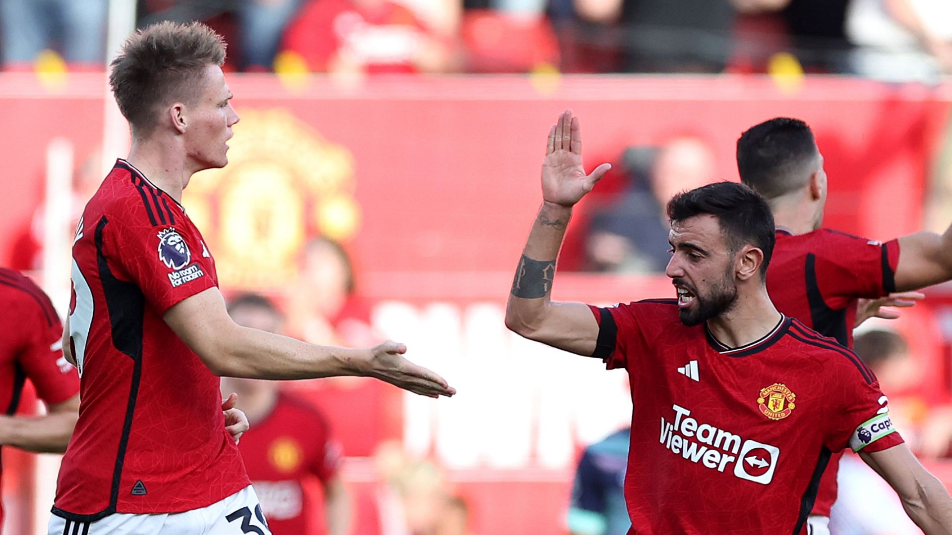 Scott McTominay Bruno Fernandes Man Utd Brentford 2023-24