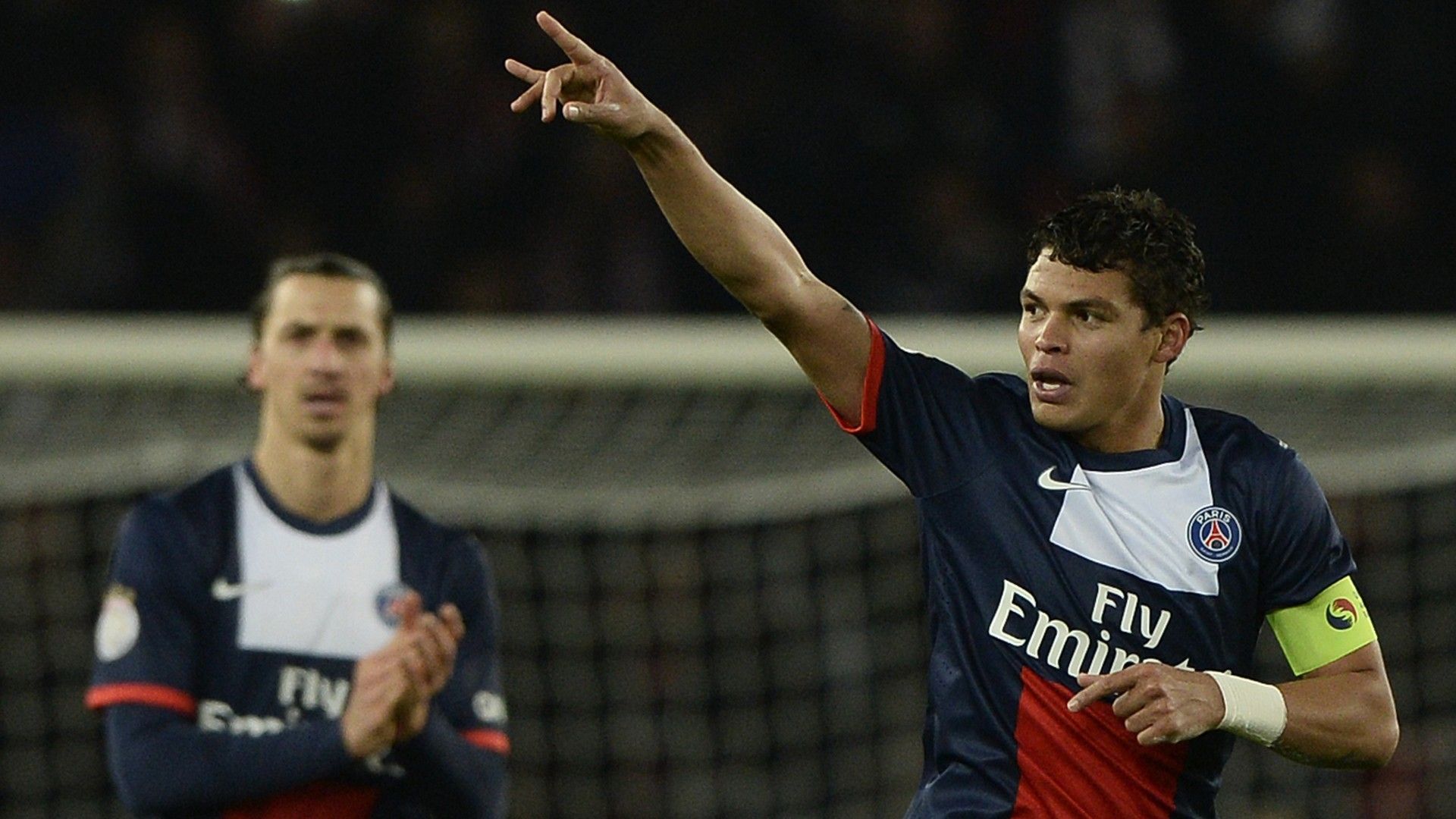Thiago Silva PSG Zlatan Ibrahimovic