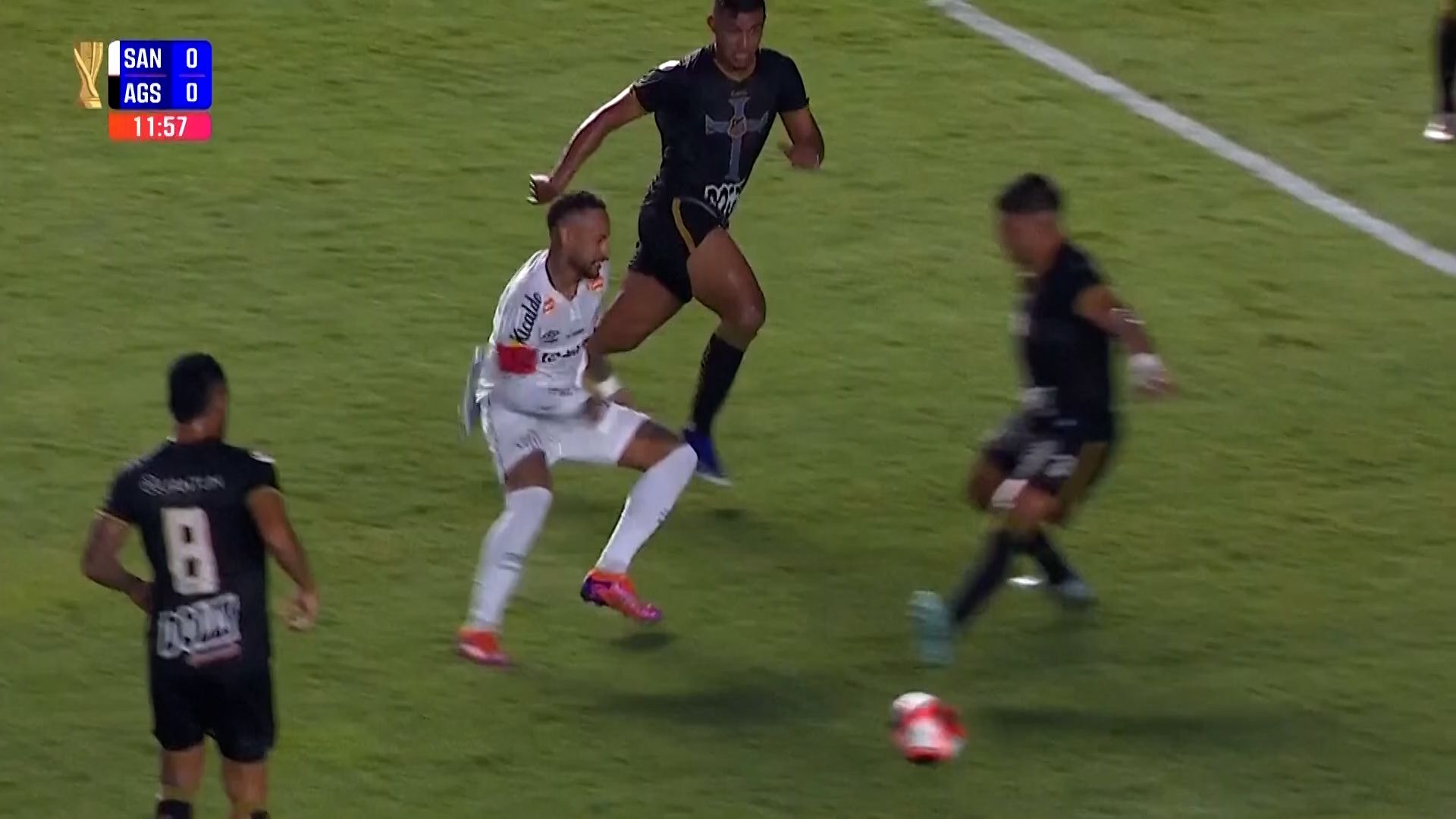 Neymar FC Santos erstes Tor